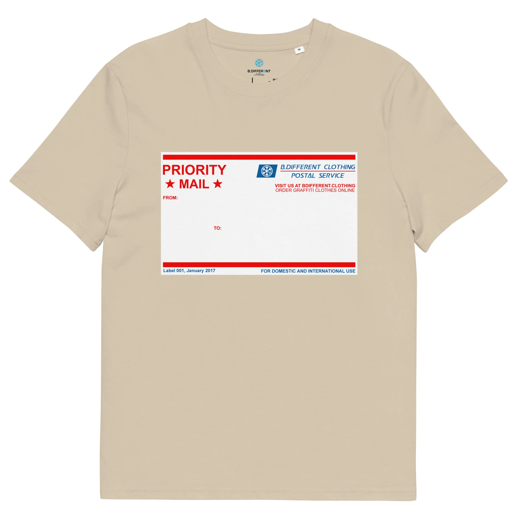 Priority Mail Sticker Graffiti Tee - Image 18