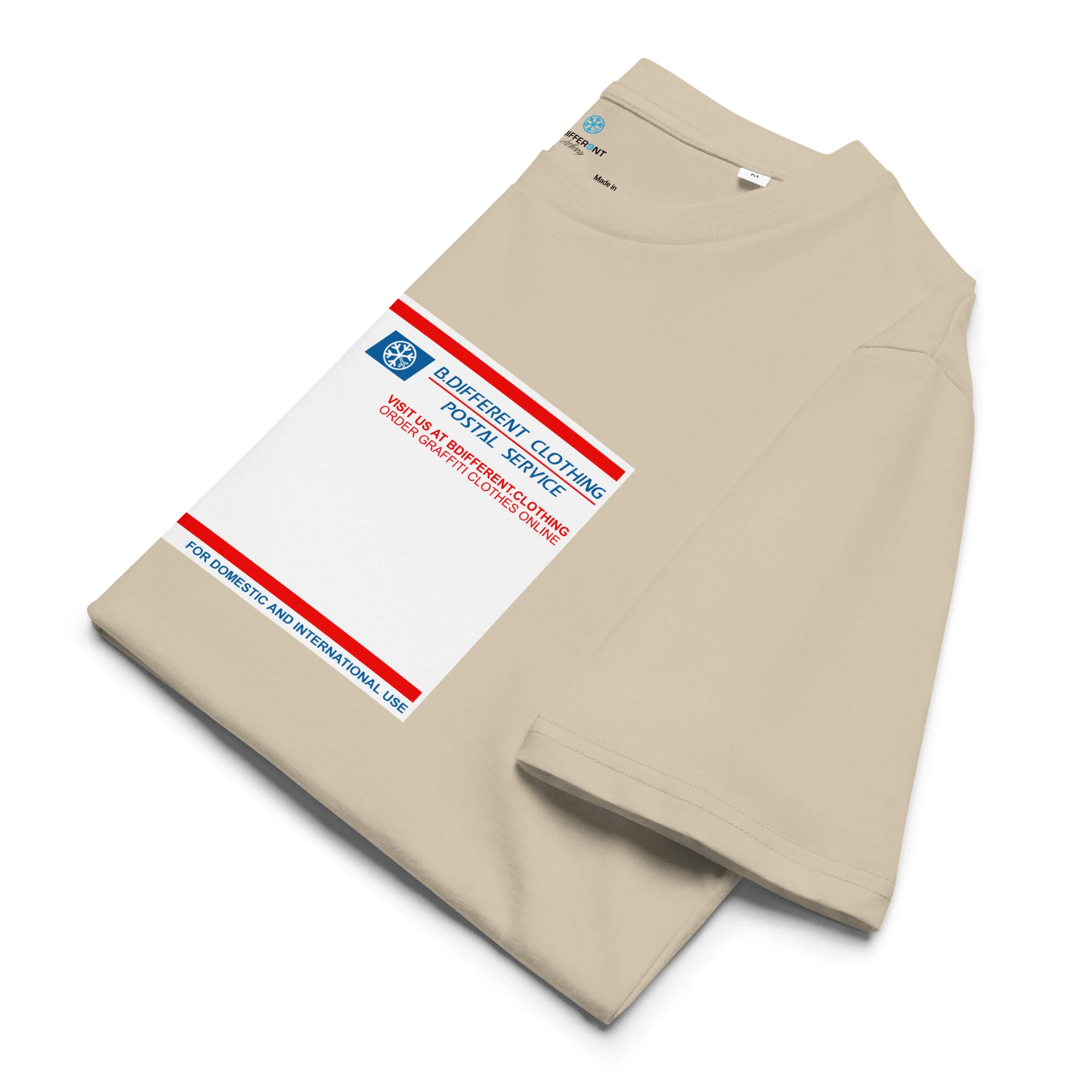 Priority Mail Sticker Graffiti Tee - Image 24