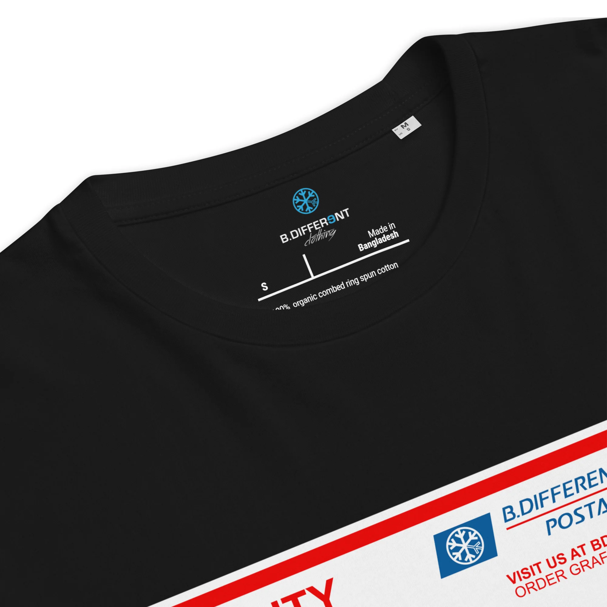 Priority Mail Sticker Graffiti Tee - Image 4