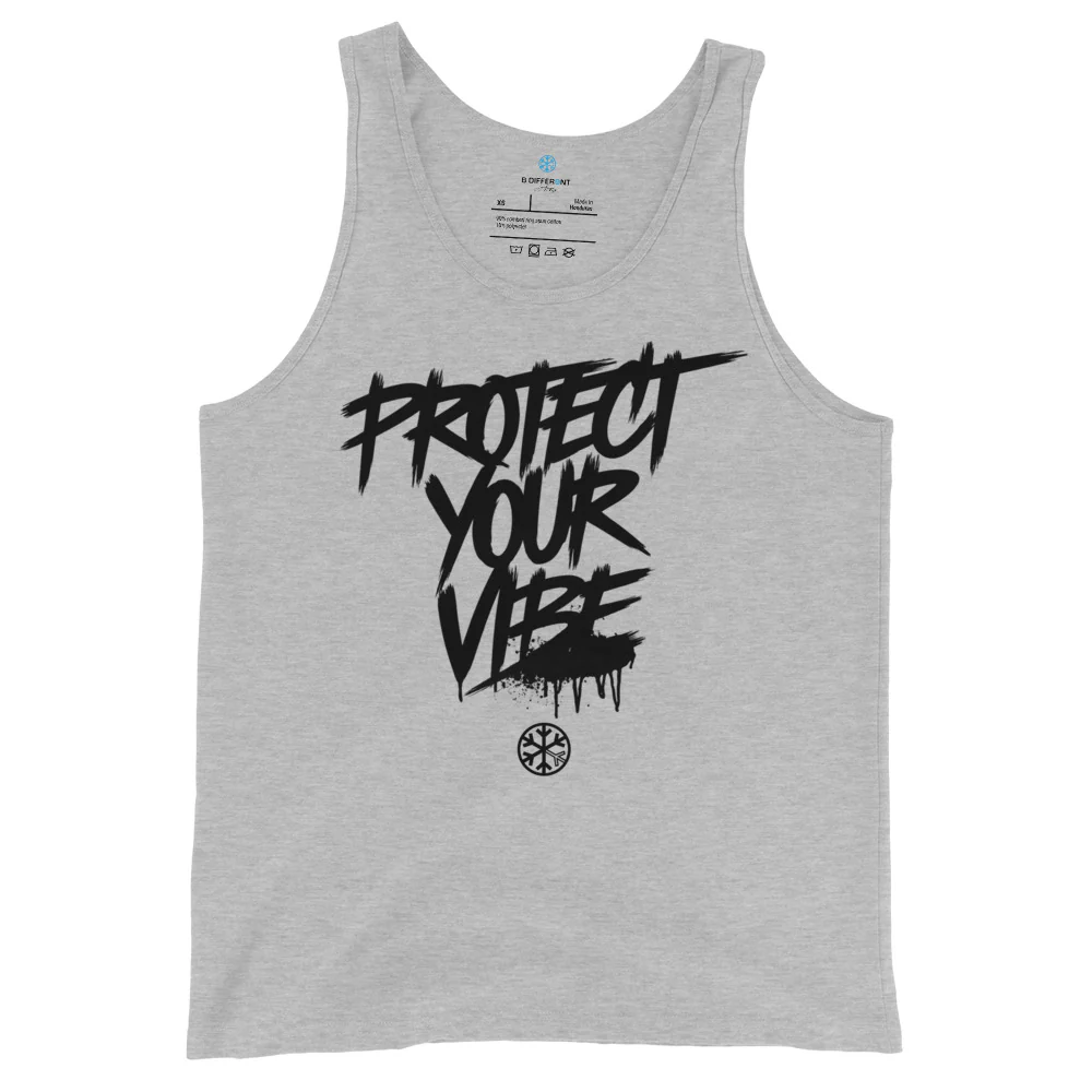Protect Your Vibe Graffiti Tag Tank Top - Image 11