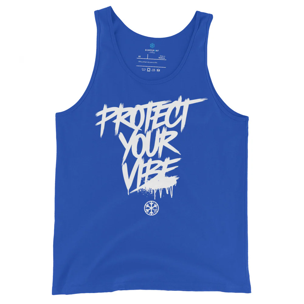 Protect Your Vibe Graffiti Tag Tank Top - Image 5
