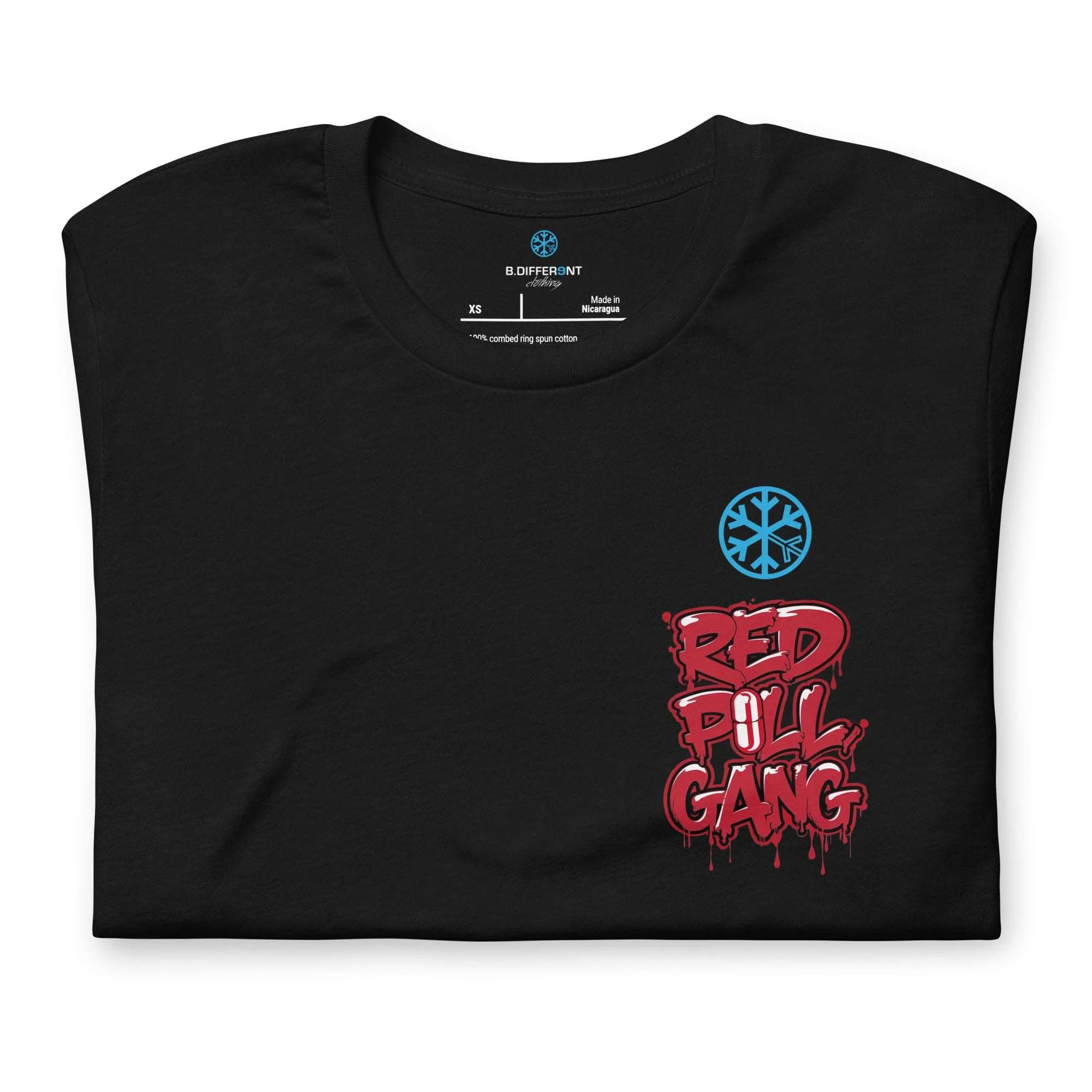 Red Pill Gang Graffiti Graffiti Tee - Image 3
