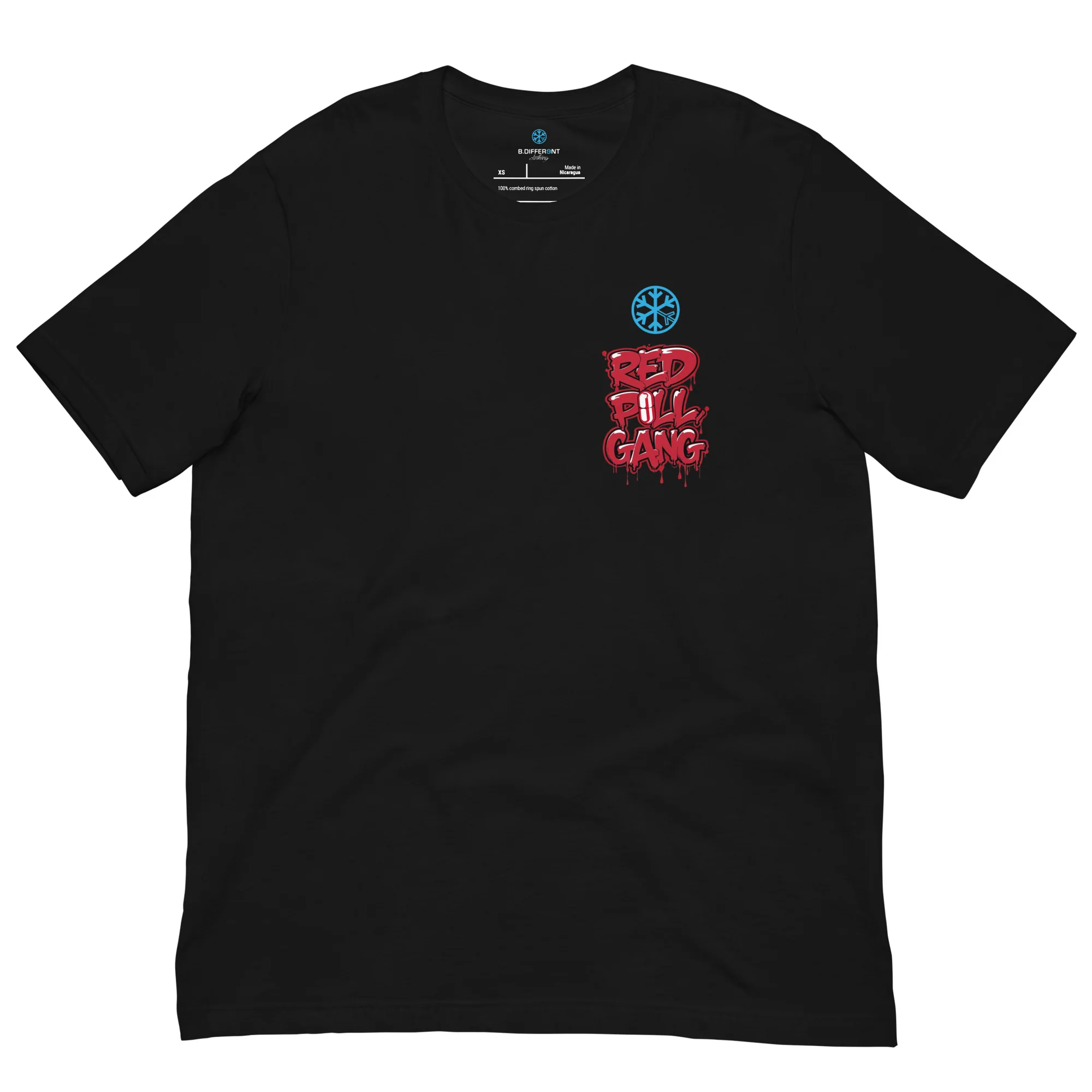Red Pill Gang Graffiti Graffiti Tee - Image 4