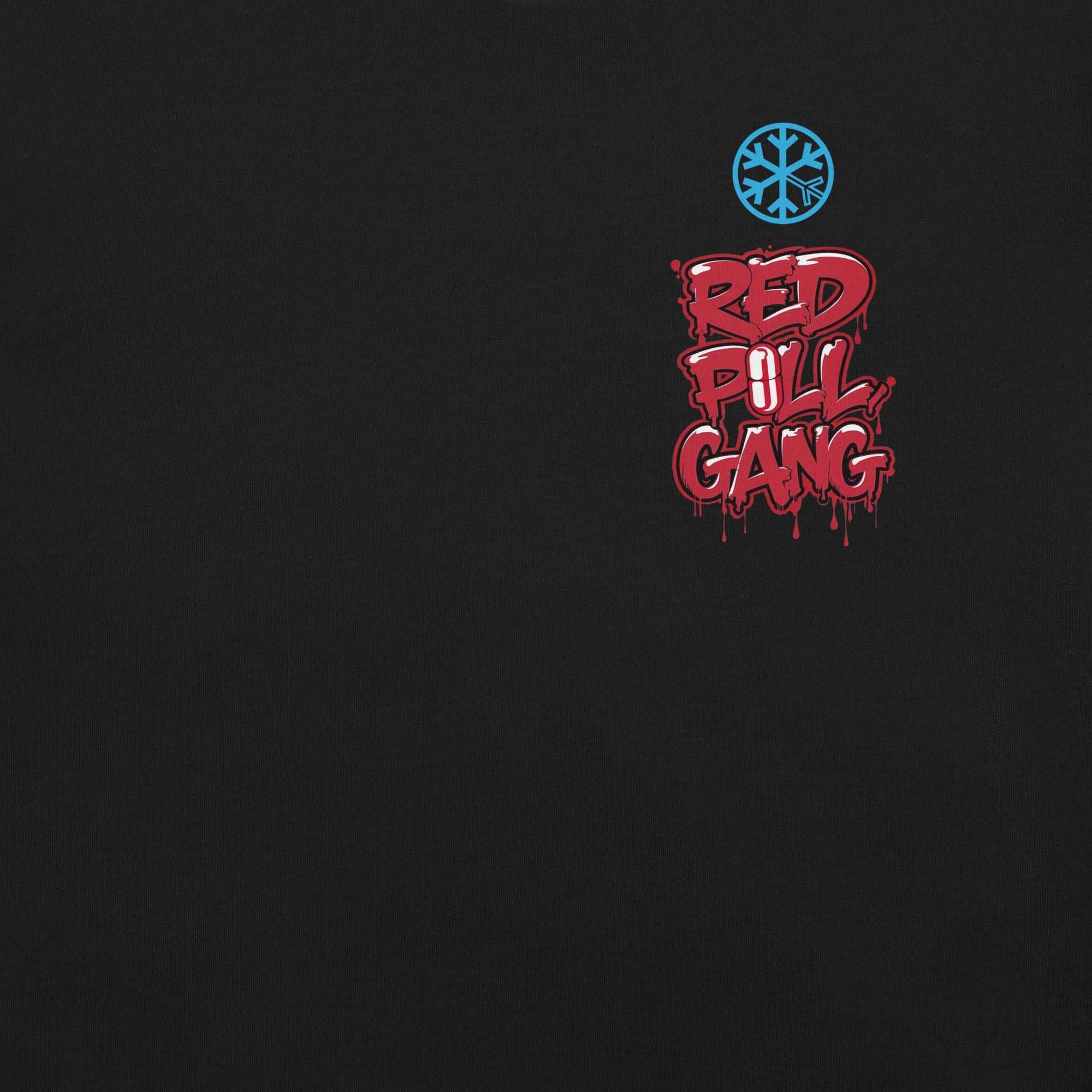 Red Pill Gang Graffiti Graffiti Tee - Image 5
