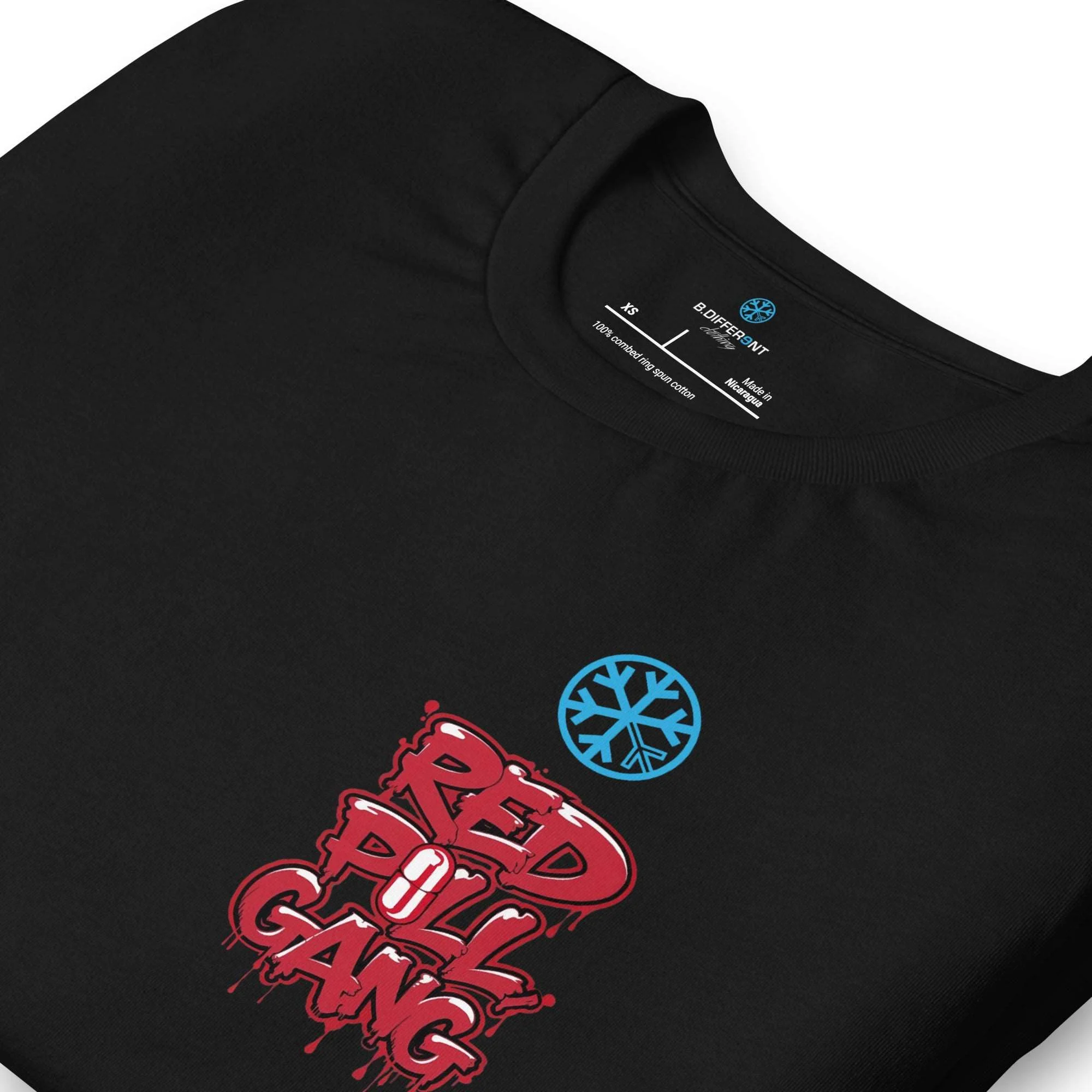 Red Pill Gang Graffiti Graffiti Tee - Image 6