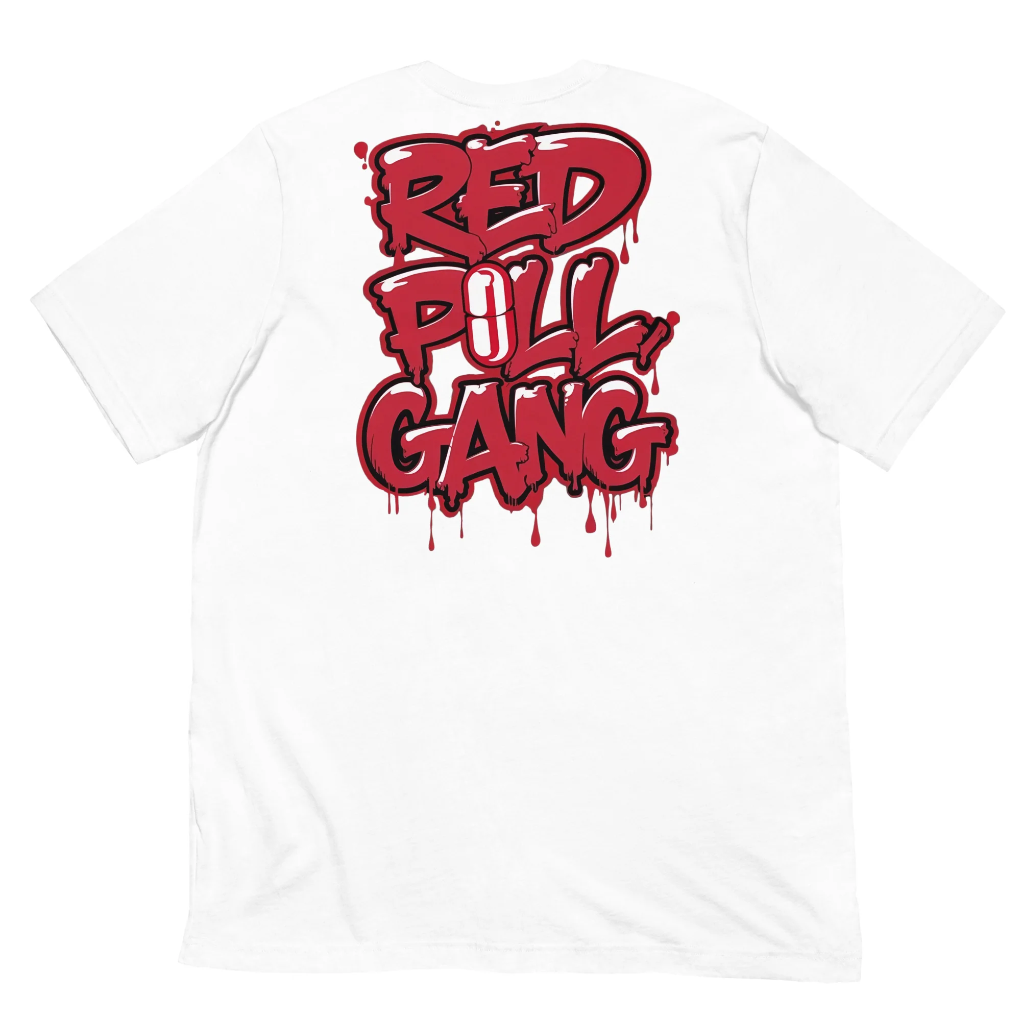 Red Pill Gang Graffiti Graffiti Tee - Image 8