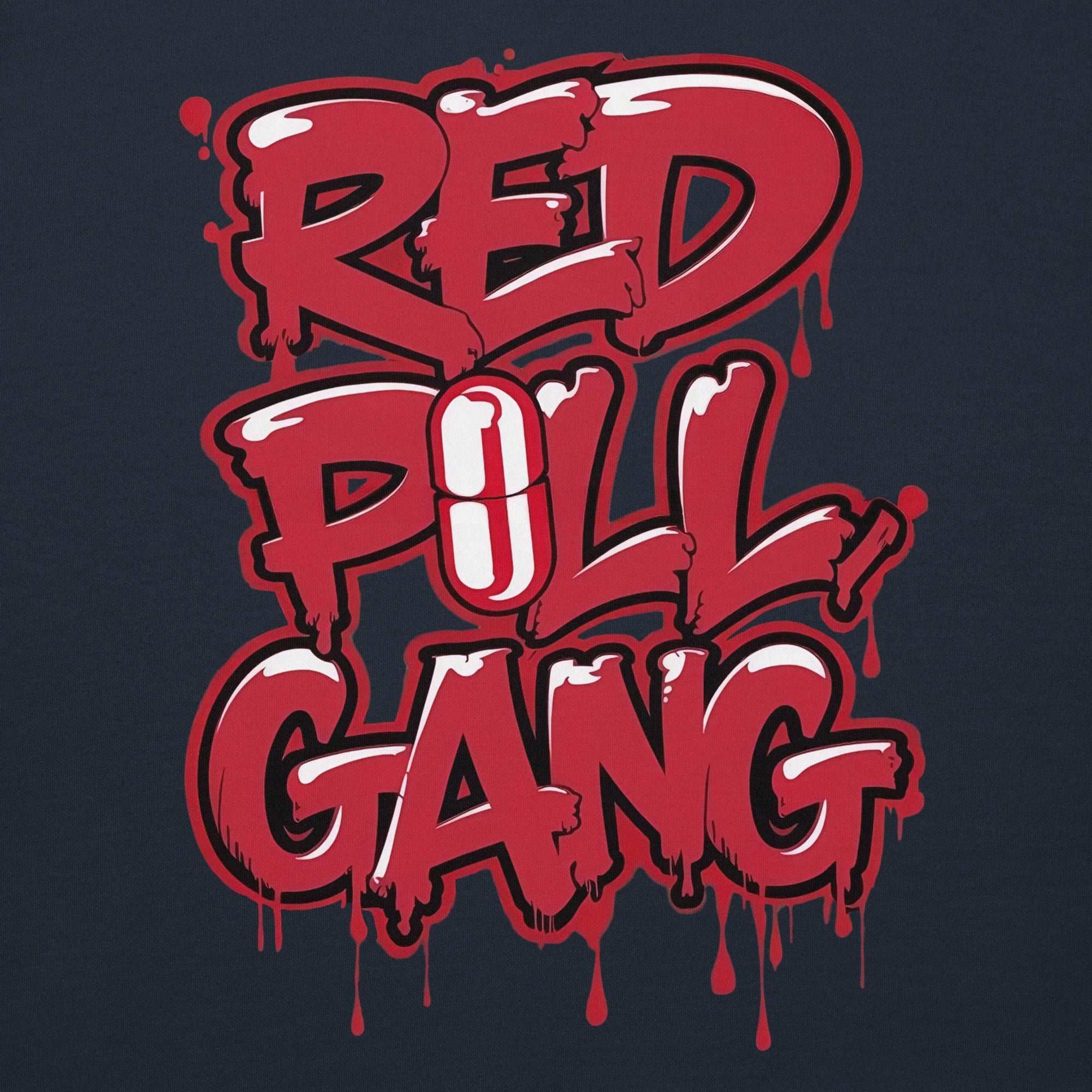 Red Pill Gang Graffiti Hoodie - Image 3