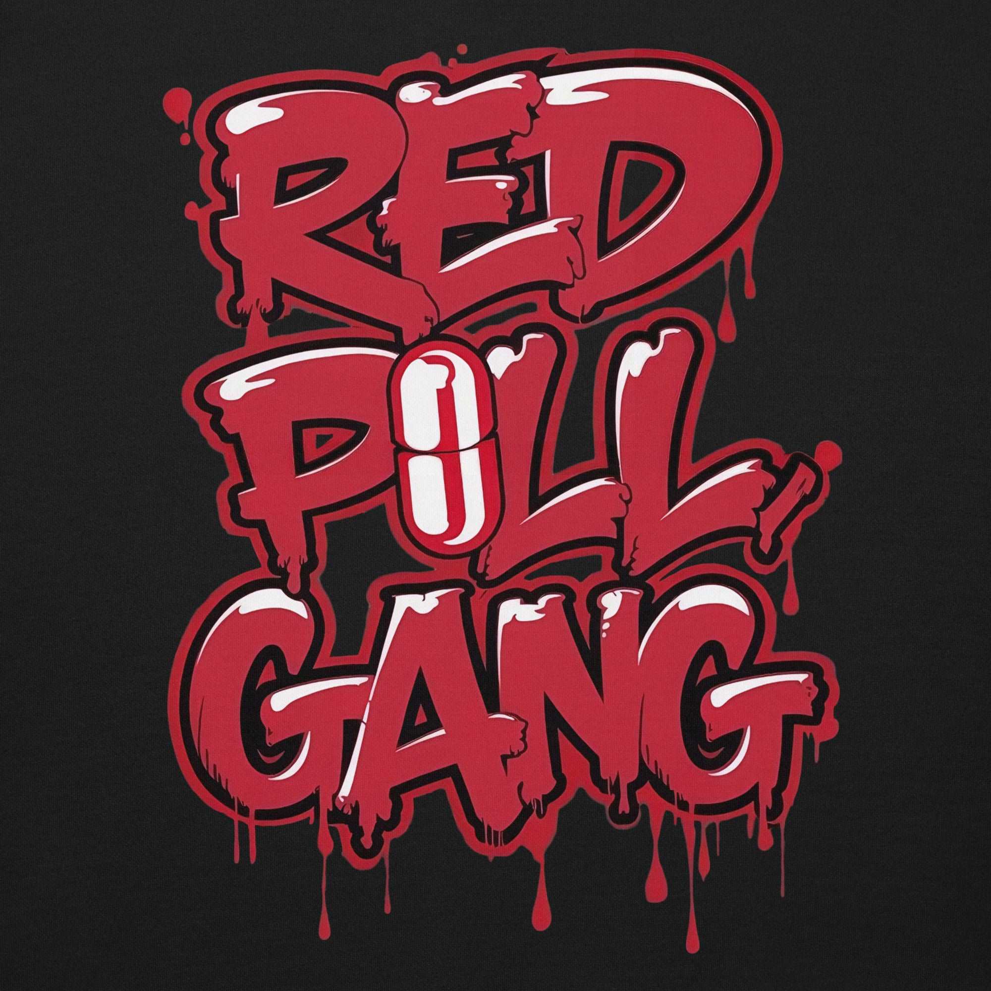 Red Pill Gang Graffiti Sweatshirt - Image 10