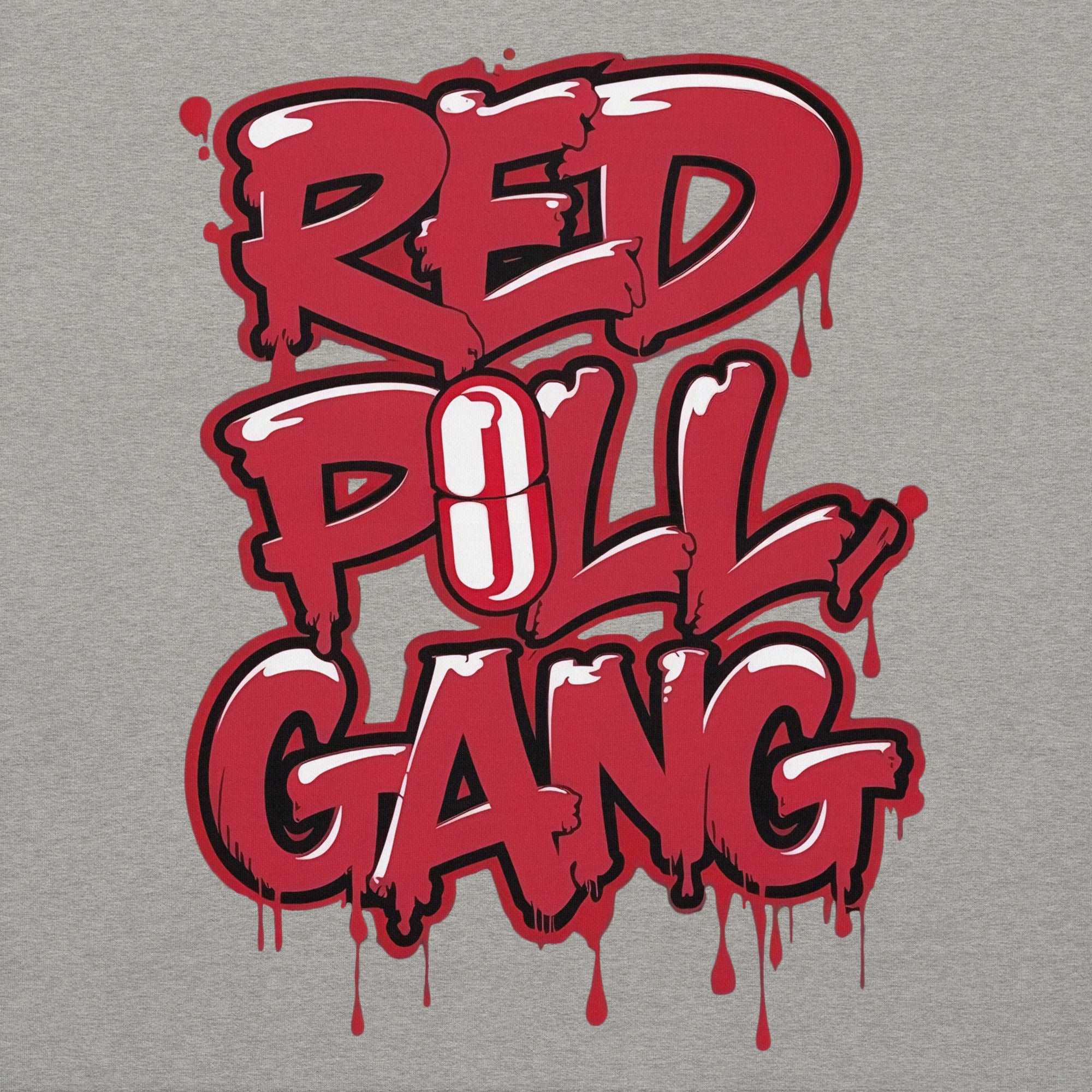 Red Pill Gang Graffiti Sweatshirt - Image 16