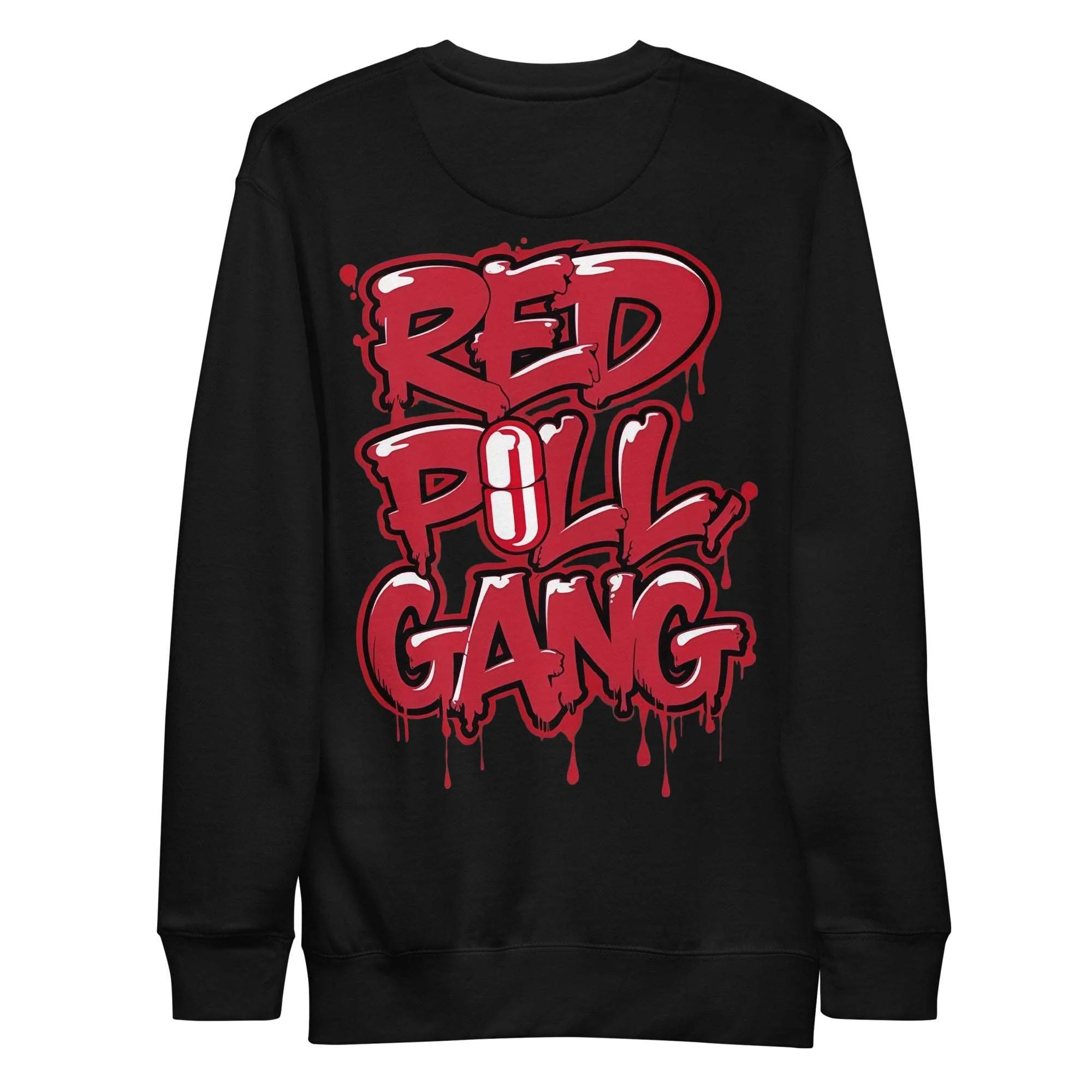 Red Pill Gang Graffiti Sweatshirt - Image 8