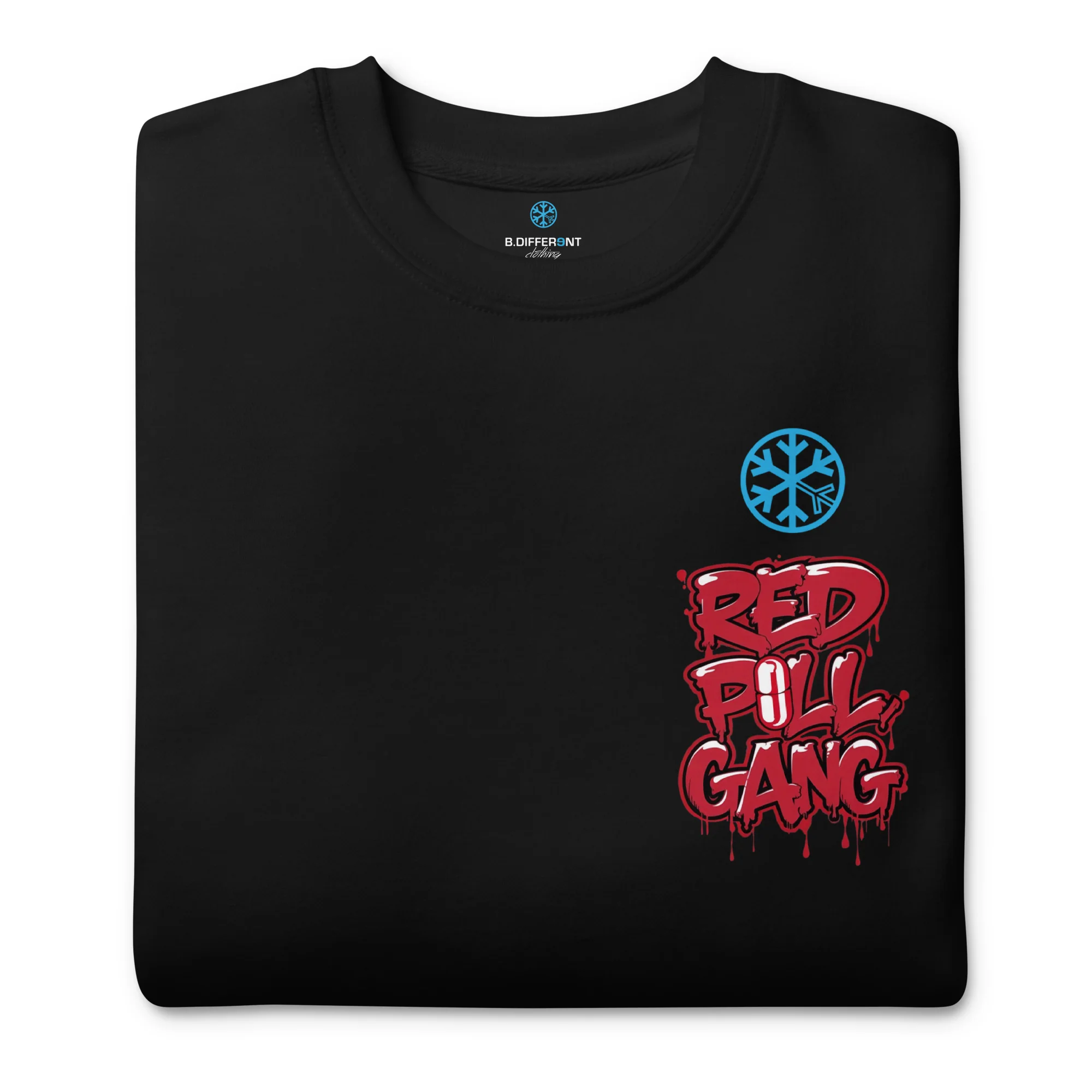 Red Pill Gang Graffiti Sweatshirt - Image 9