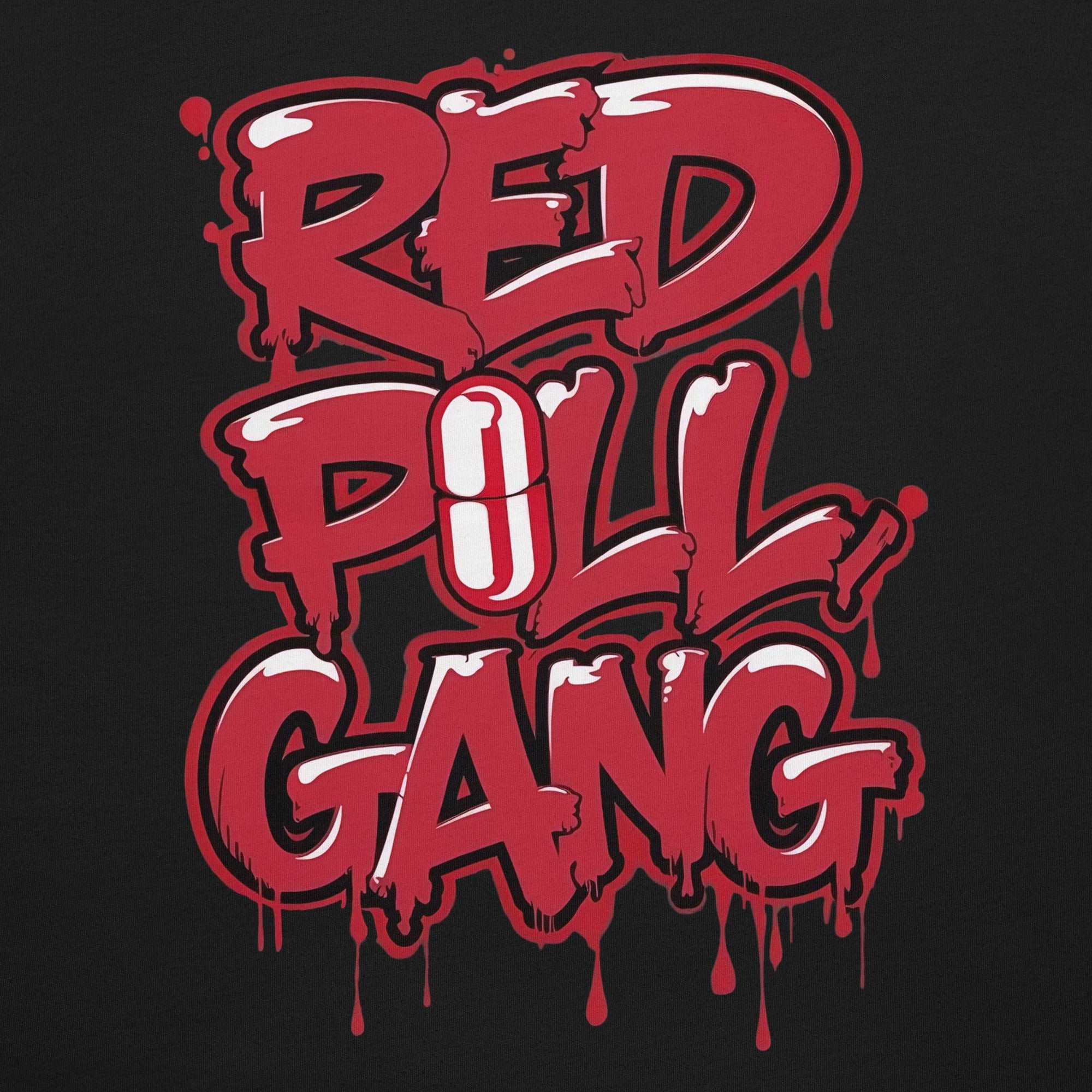 Red Pill Gang Graffiti Tank Top - Image 2
