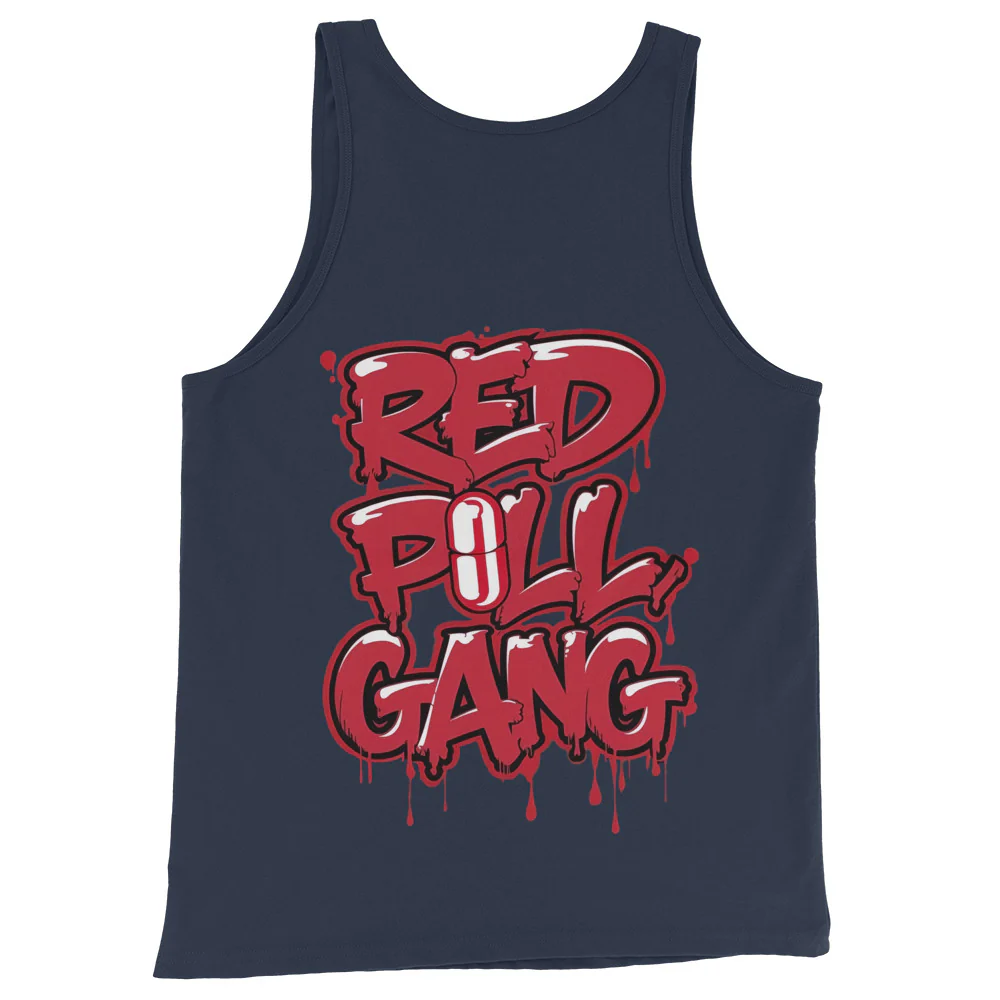 Red Pill Gang Graffiti Tank Top - Image 4