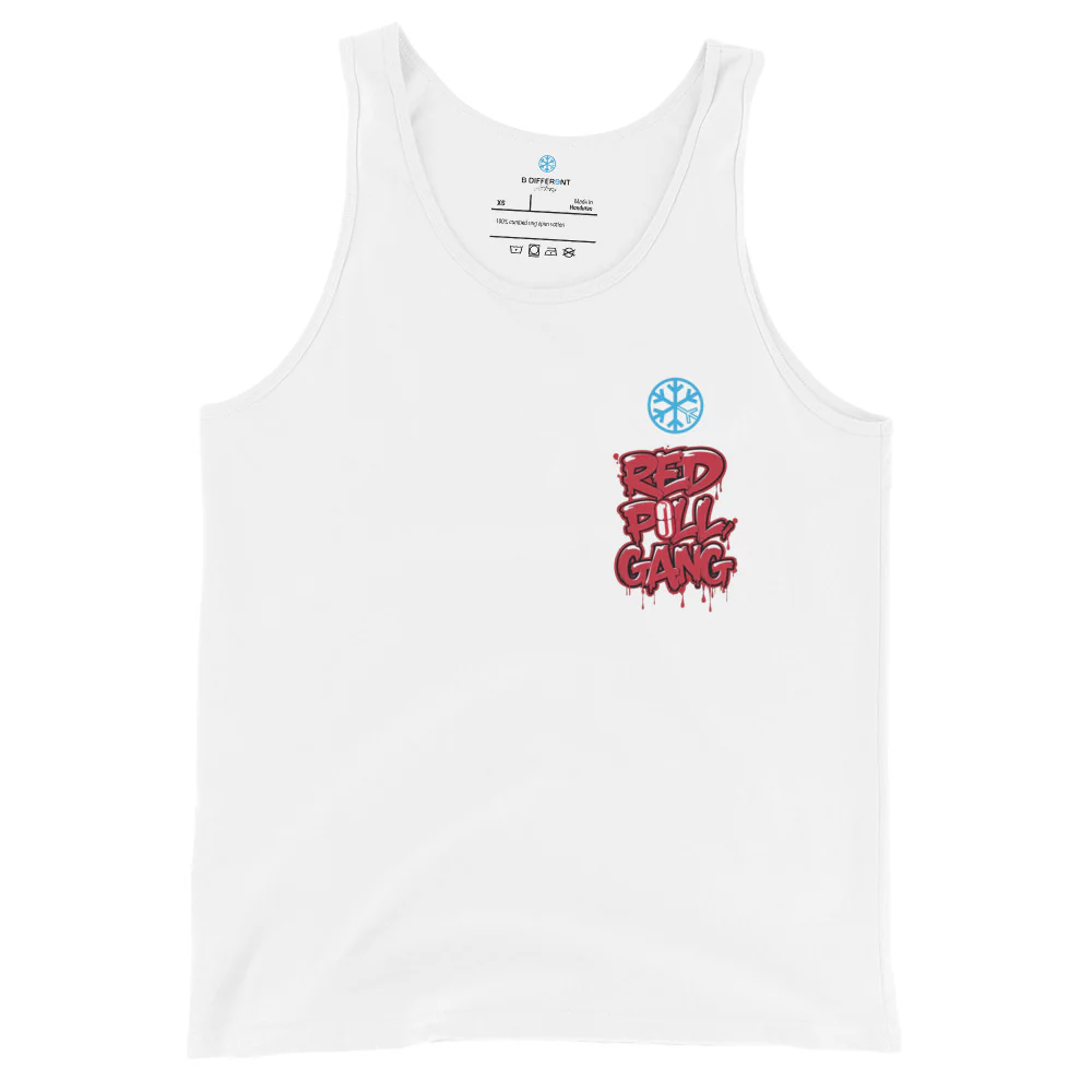 Red Pill Gang Graffiti Tank Top - Image 7