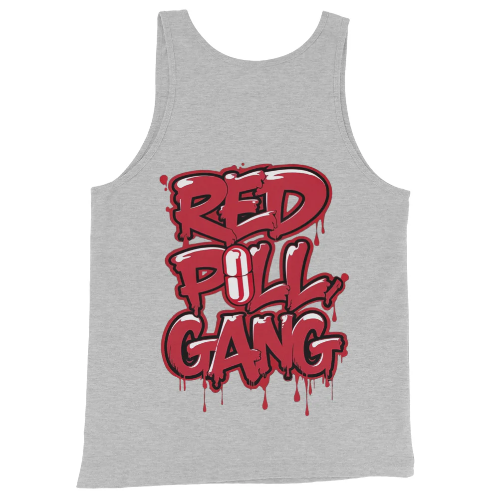 Red Pill Gang Graffiti Tank Top - Image 8