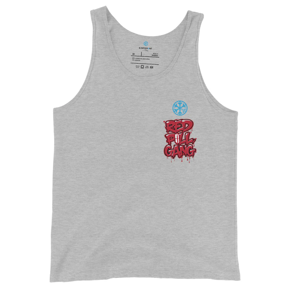 Red Pill Gang Graffiti Tank Top - Image 9
