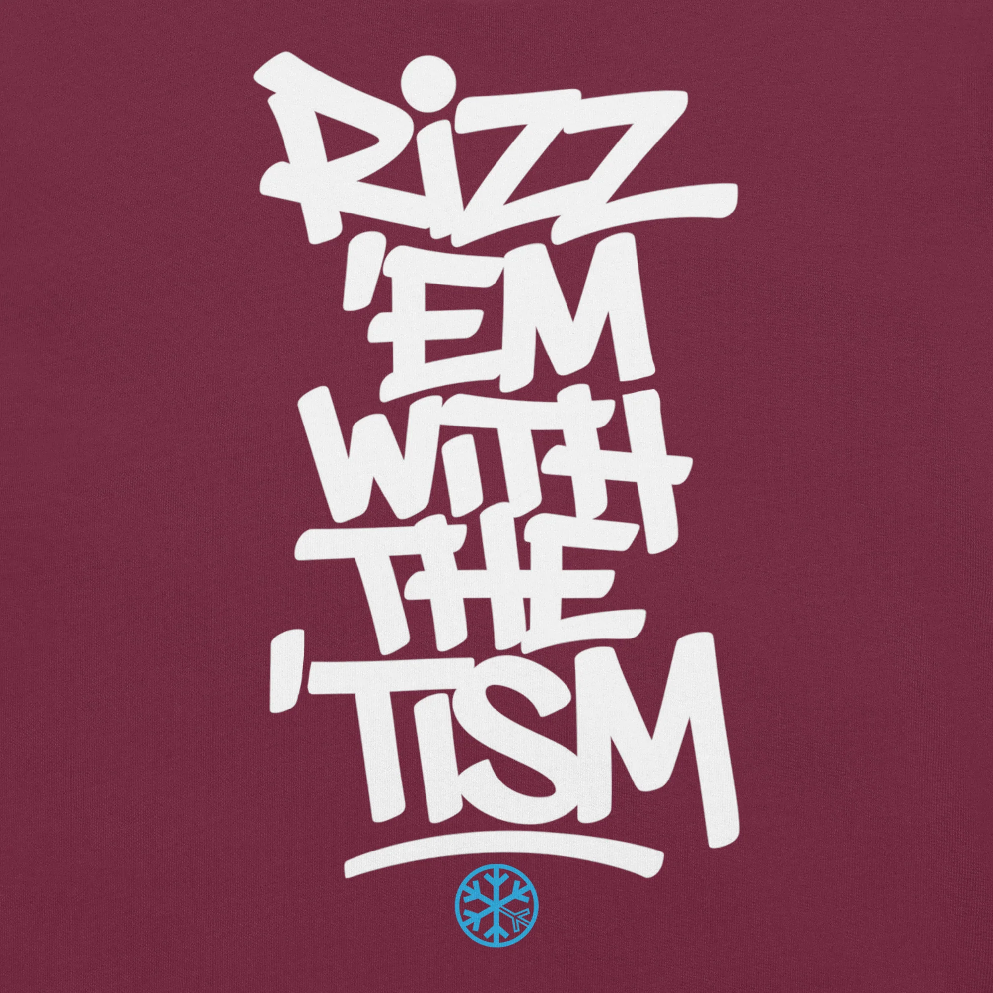 Rizz 'Em With The 'Tism Graffiti Tee - Image 15