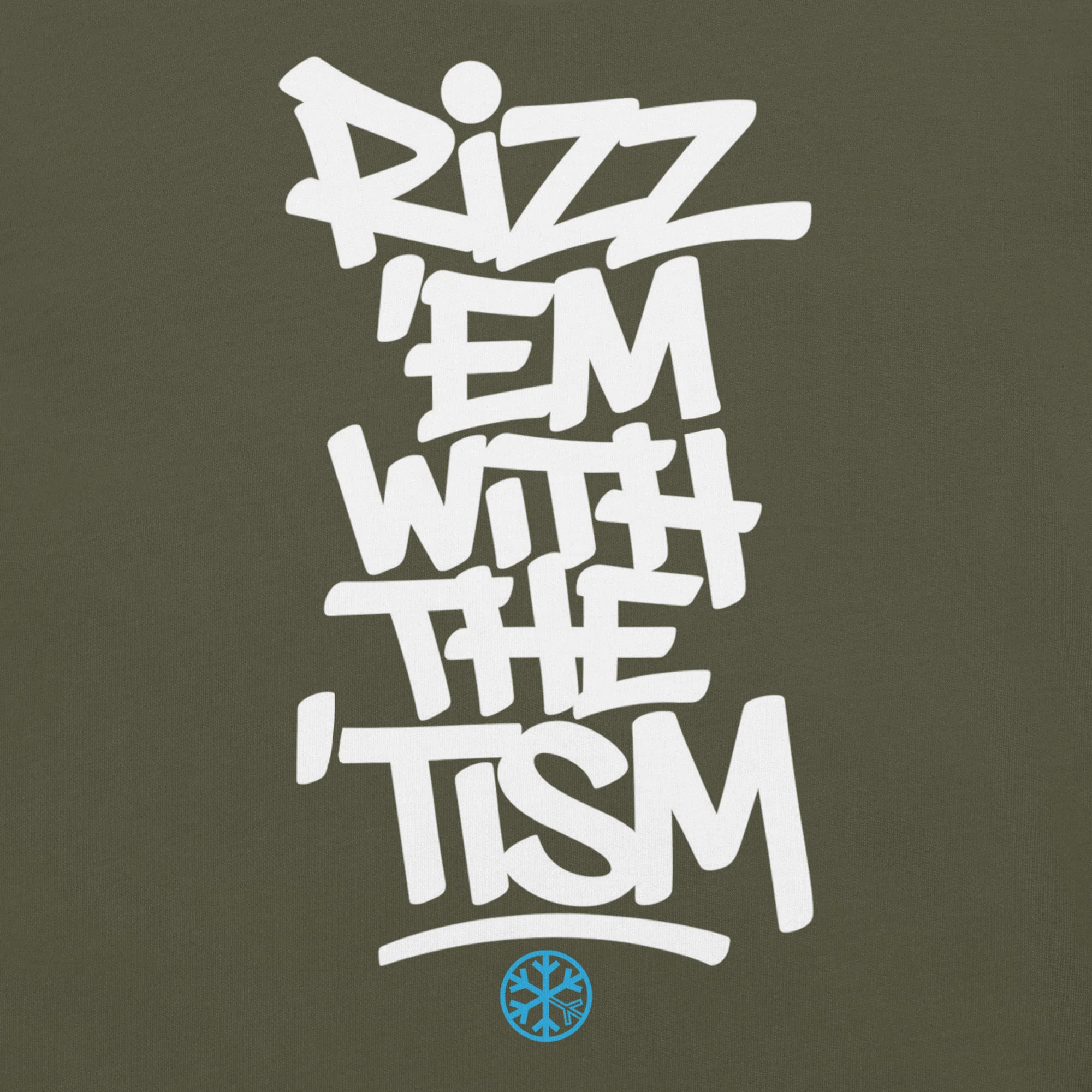 Rizz 'Em With The 'Tism Graffiti Tee - Image 21