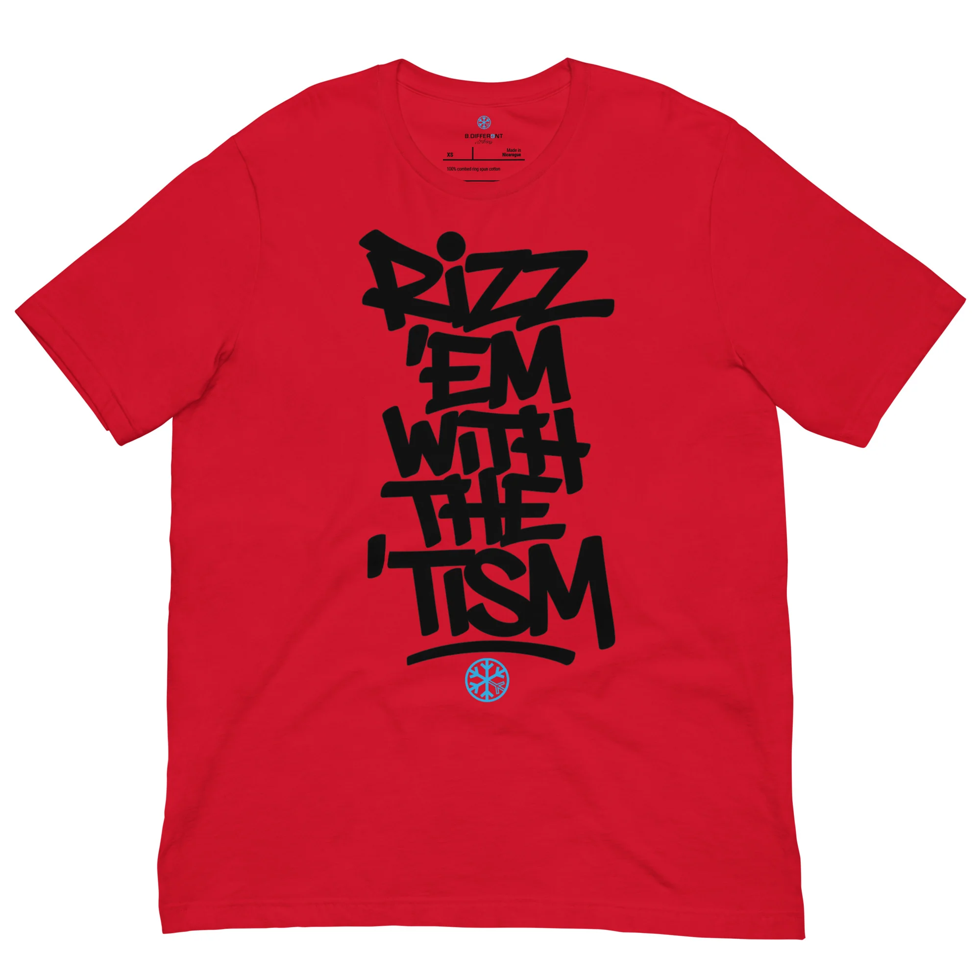 Rizz 'Em With The 'Tism Graffiti Tee - Image 32