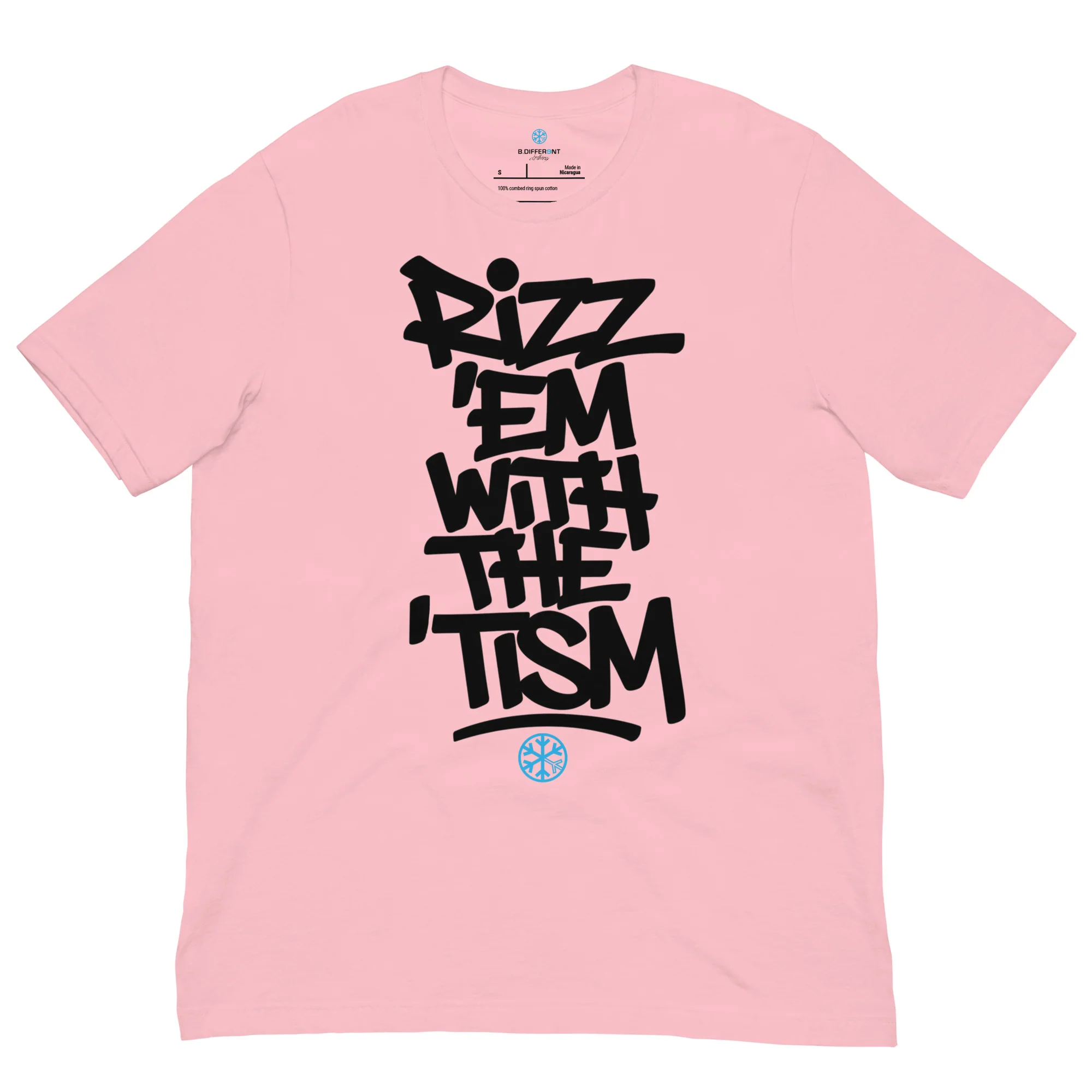 Rizz 'Em With The 'Tism Graffiti Tee - Image 38