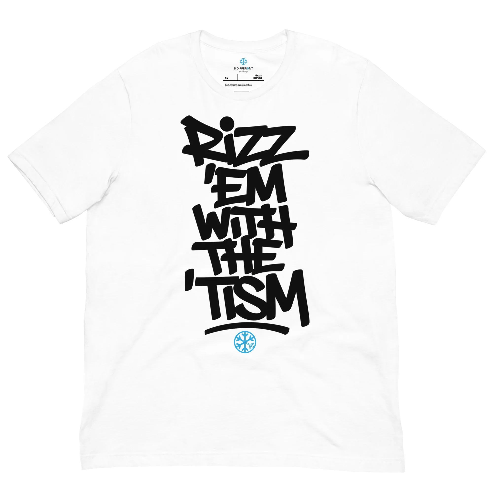 Rizz 'Em With The 'Tism Graffiti Tee - Image 50
