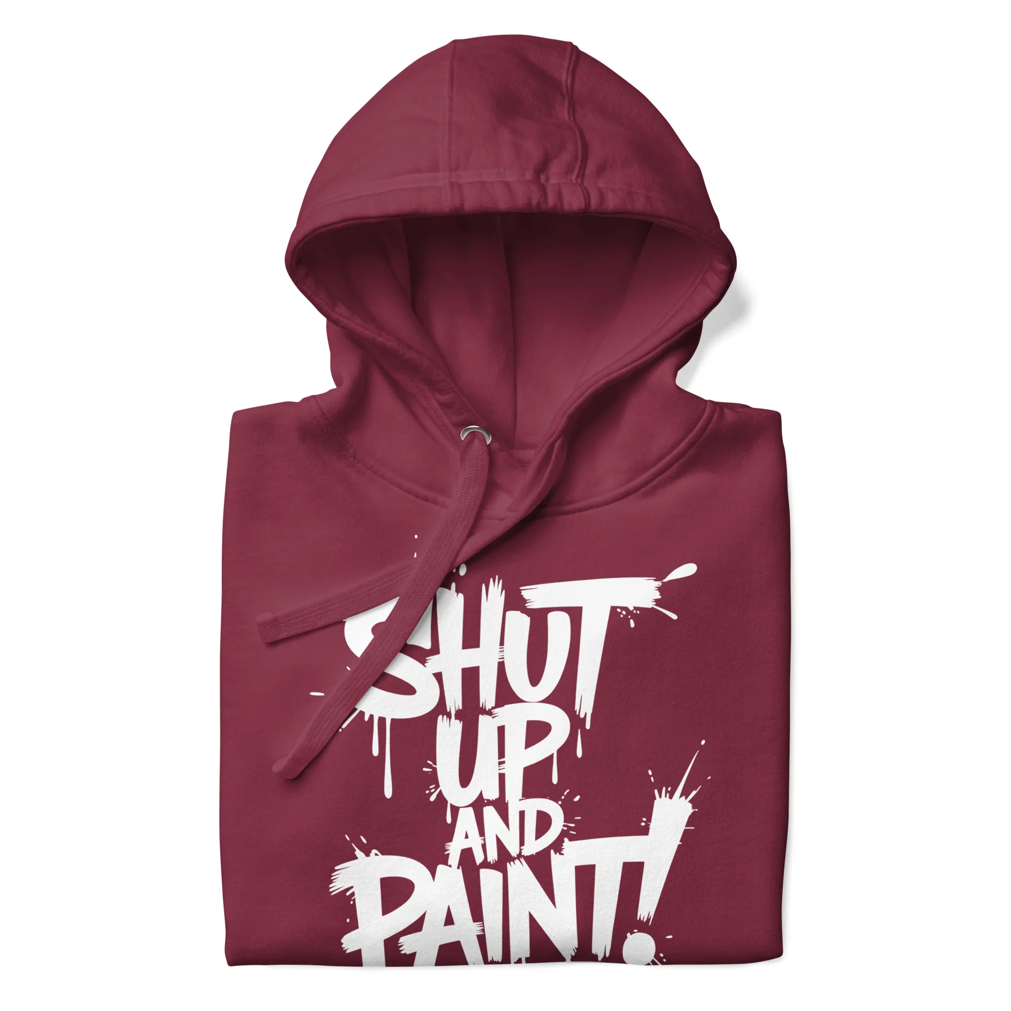 Shut Up and Paint Graffiti Hoodie - Image 3
