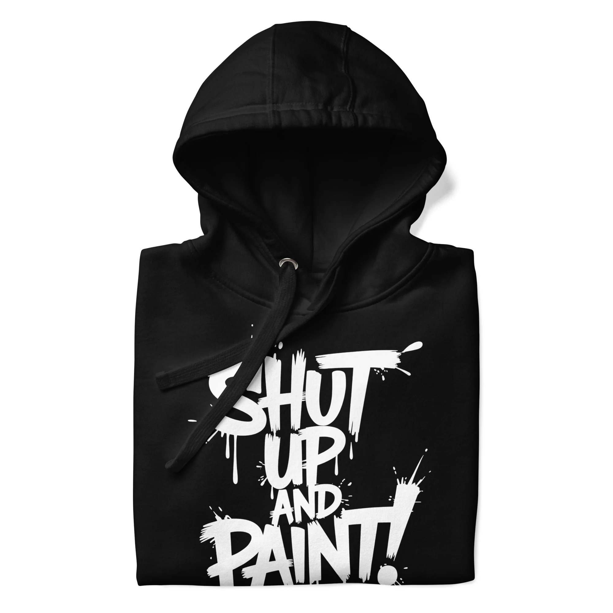 Shut Up and Paint Graffiti Hoodie - Image 9