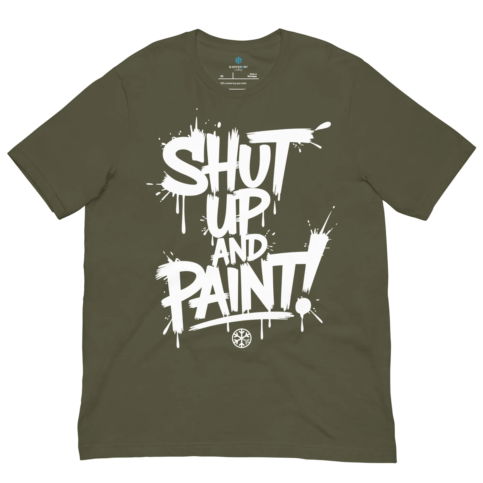 Shut Up and Paint Graffiti Tee - Image 19
