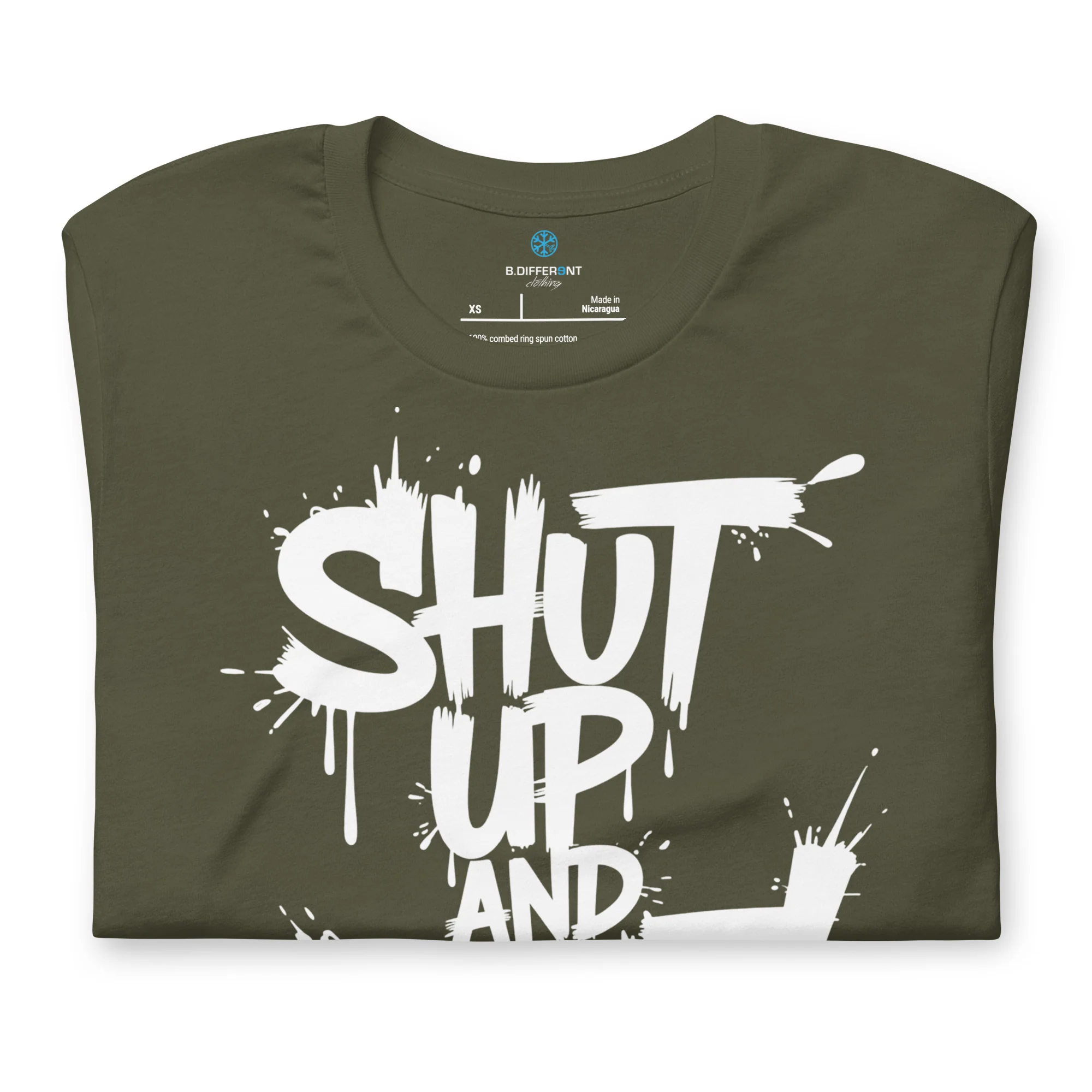 Shut Up and Paint Graffiti Tee - Image 21