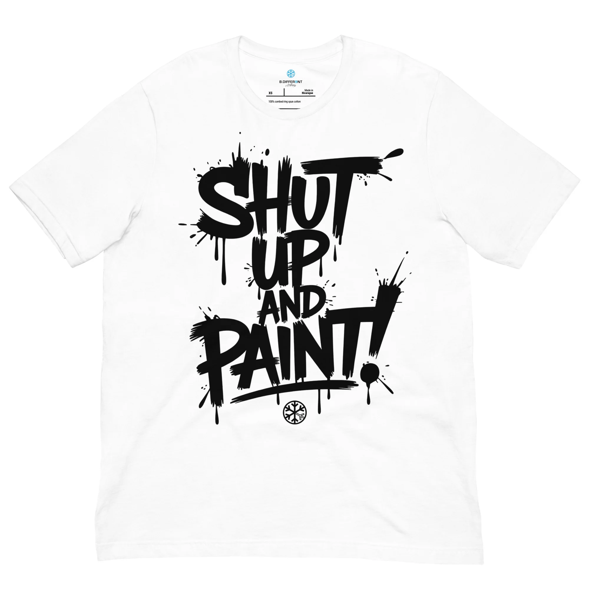 Shut Up and Paint Graffiti Tee - Image 31