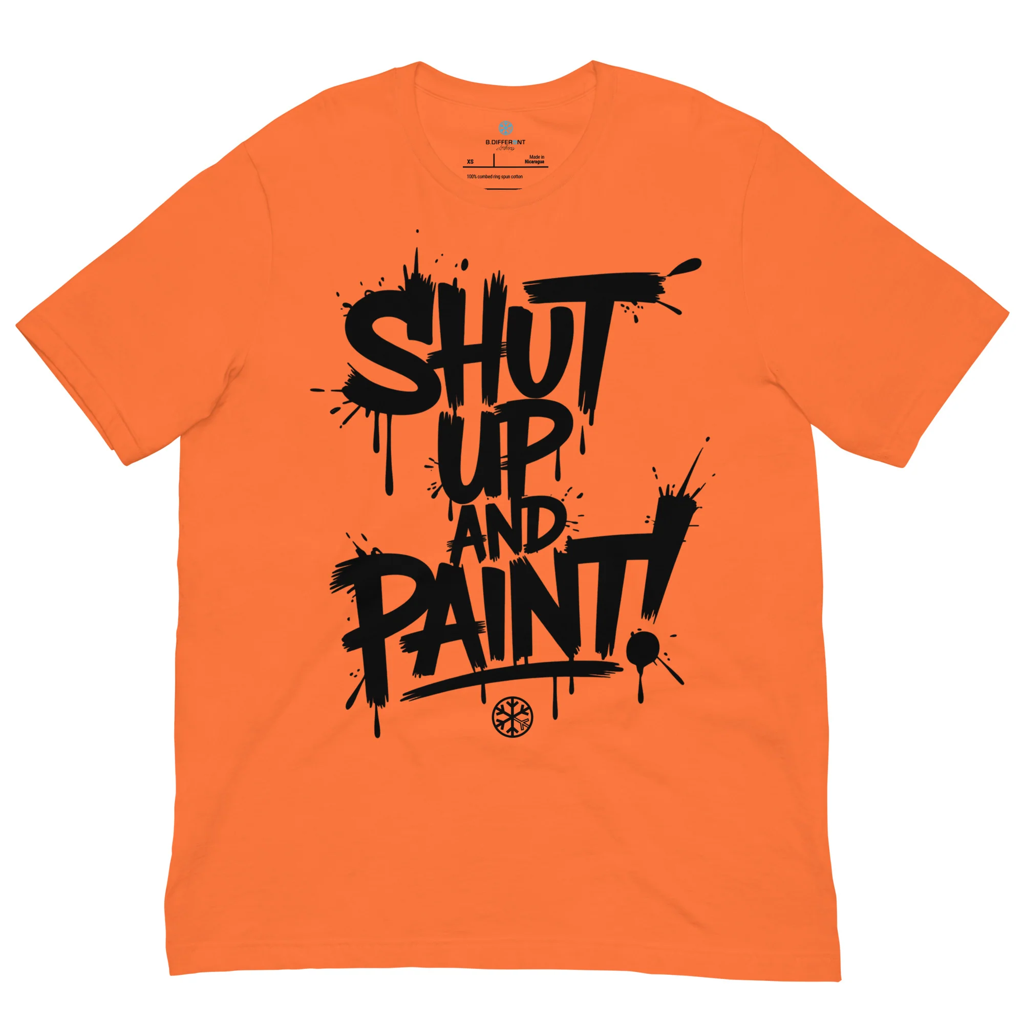 Shut Up and Paint Graffiti Tee - Image 37