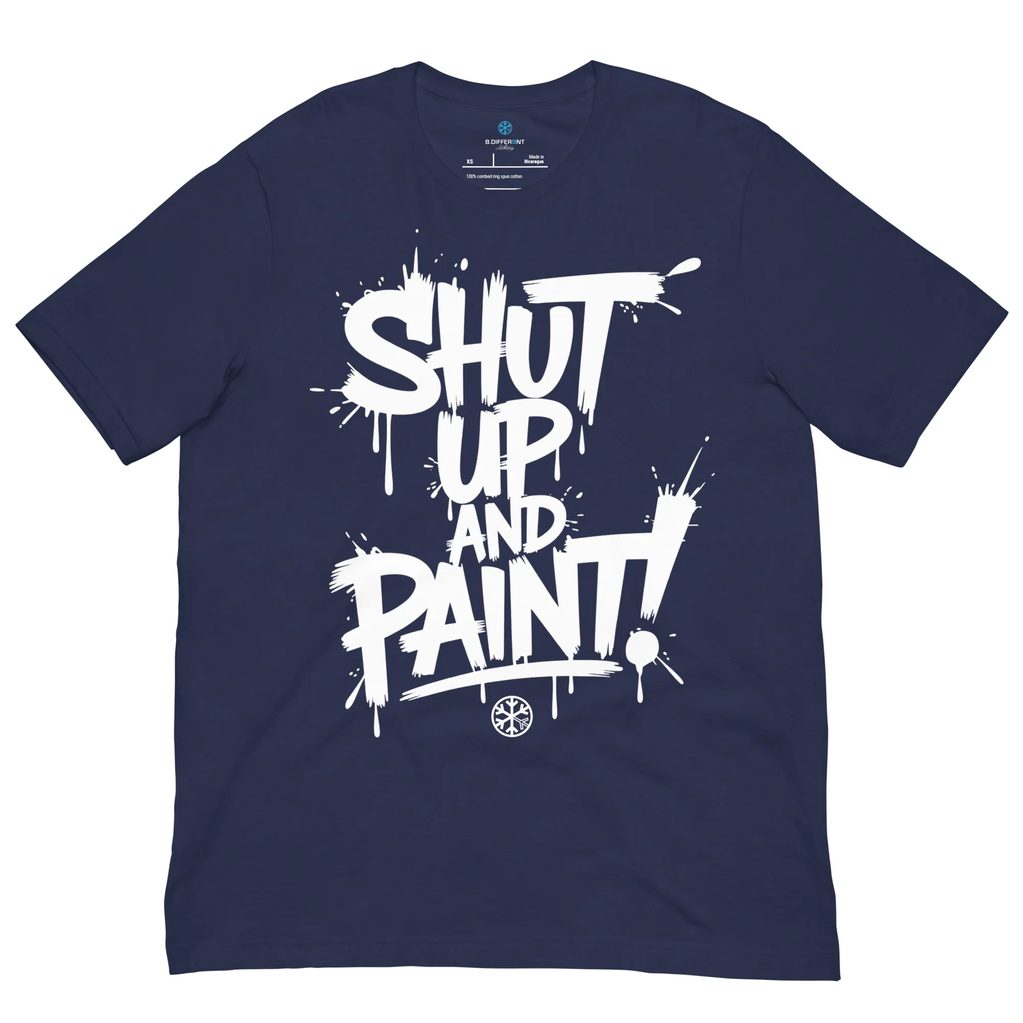 Shut Up and Paint Graffiti Tee - Image 7