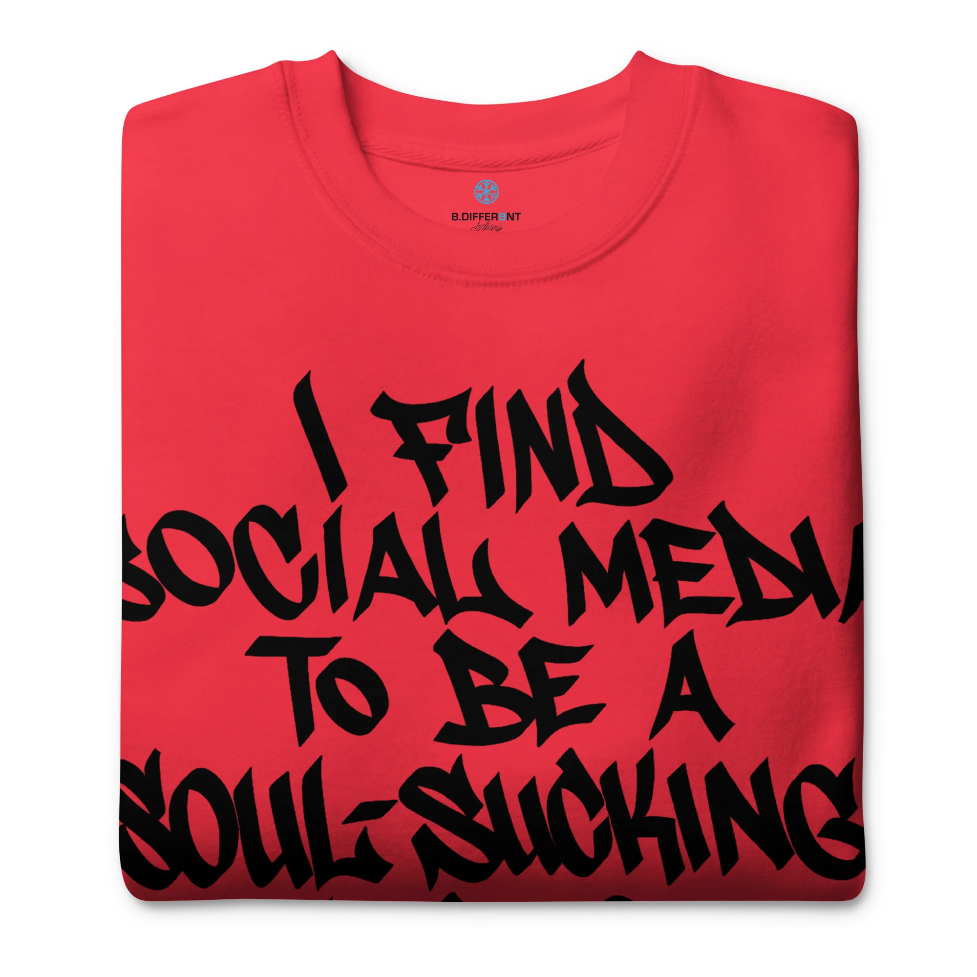 Social Media Graffiti Tag Sweatshirt - Image 34