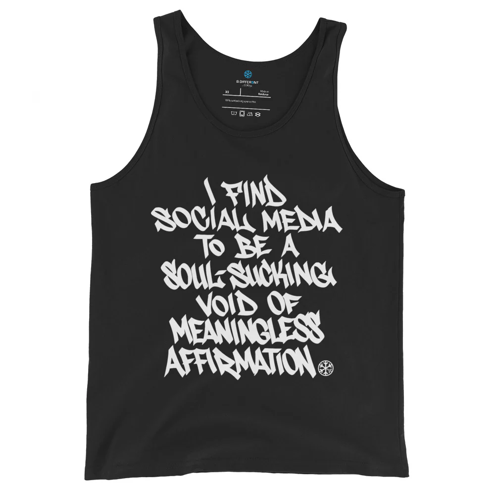 Social Media Graffiti Tag Tank Top - Image 3