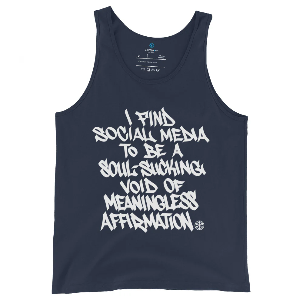Social Media Graffiti Tag Tank Top - Image 5