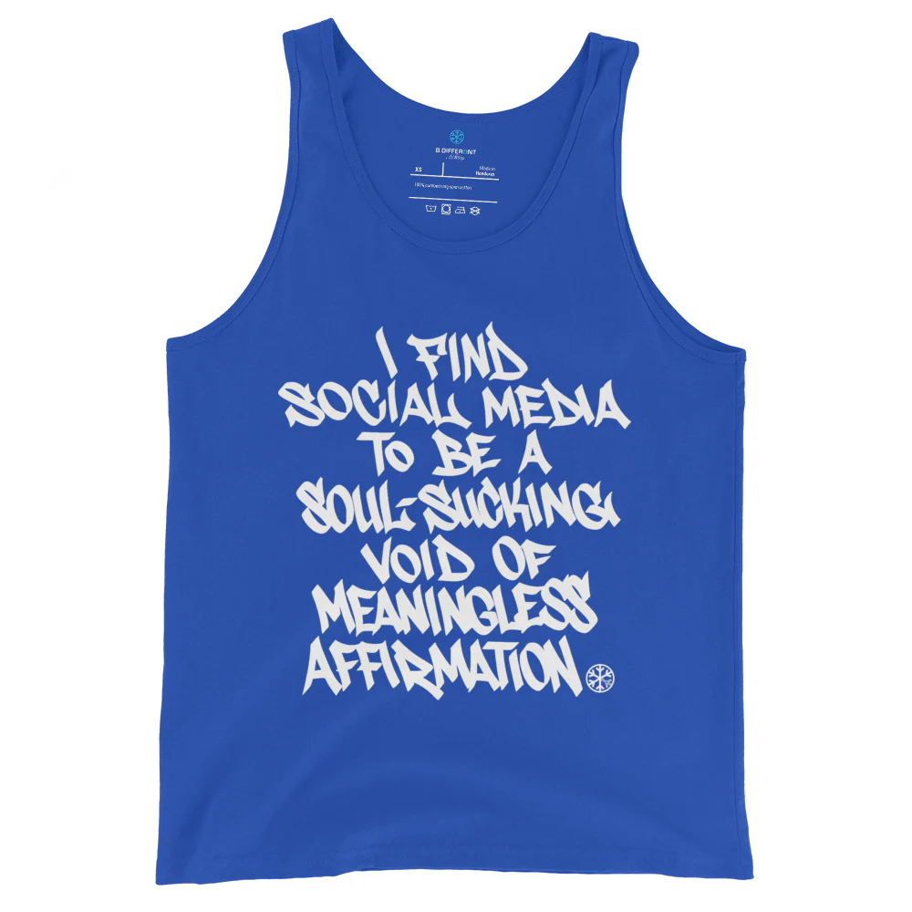 Social Media Graffiti Tag Tank Top - Image 7