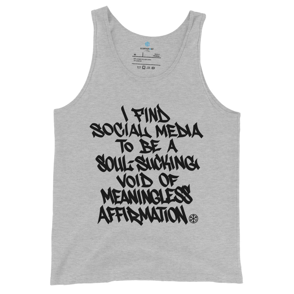 Social Media Graffiti Tag Tank Top - Image 9