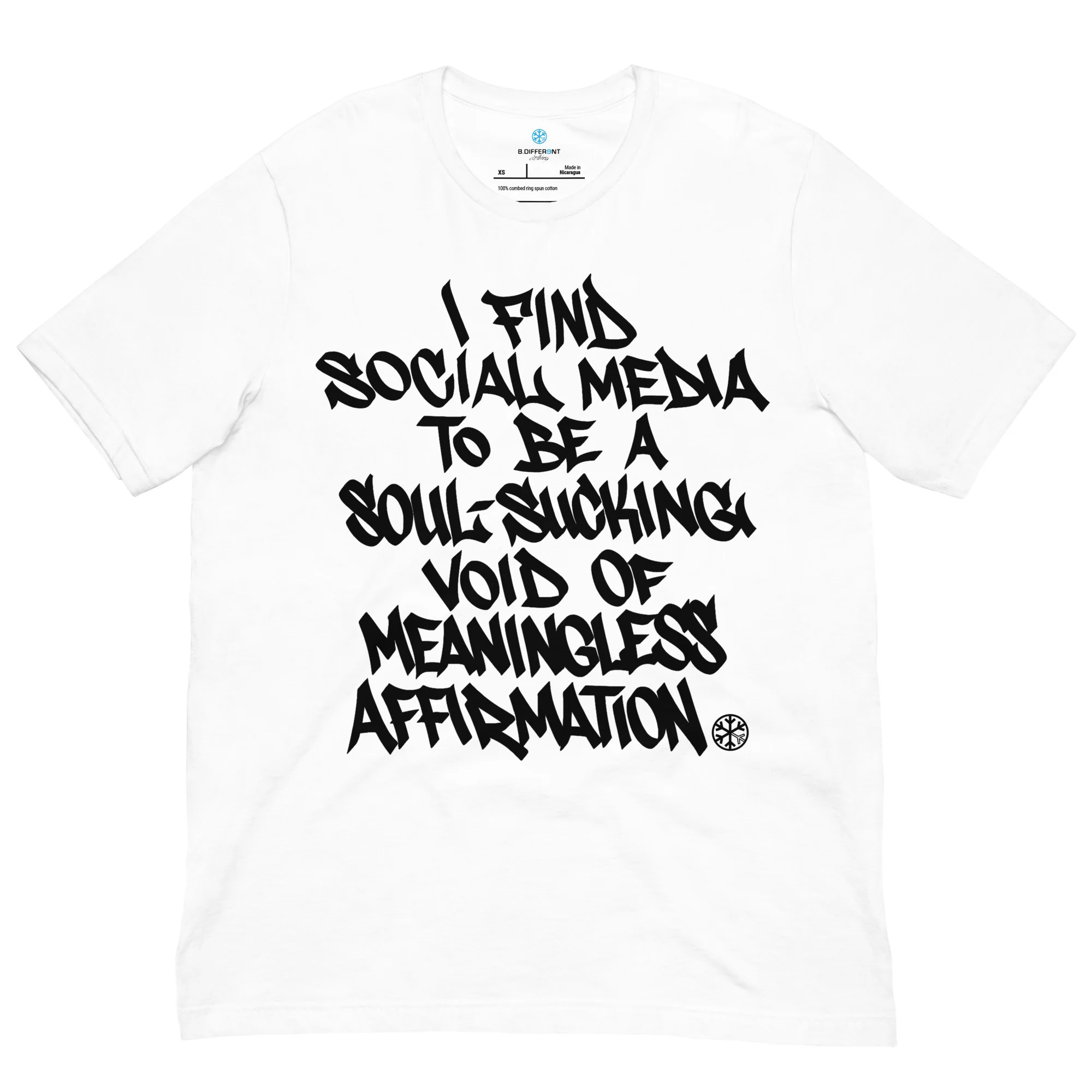 Social Media Graffiti Tag Tee - Image 25
