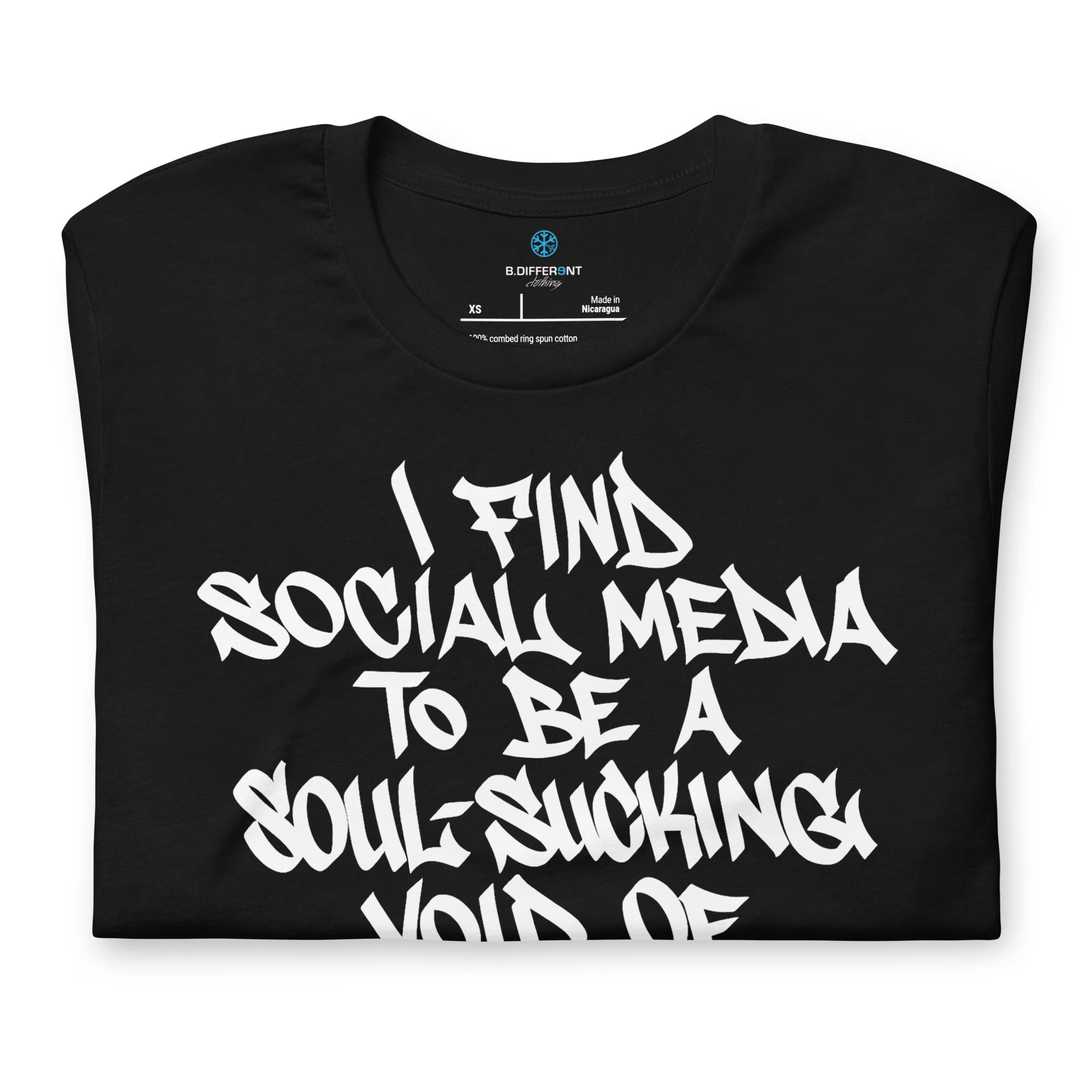 Social Media Graffiti Tag Tee - Image 3