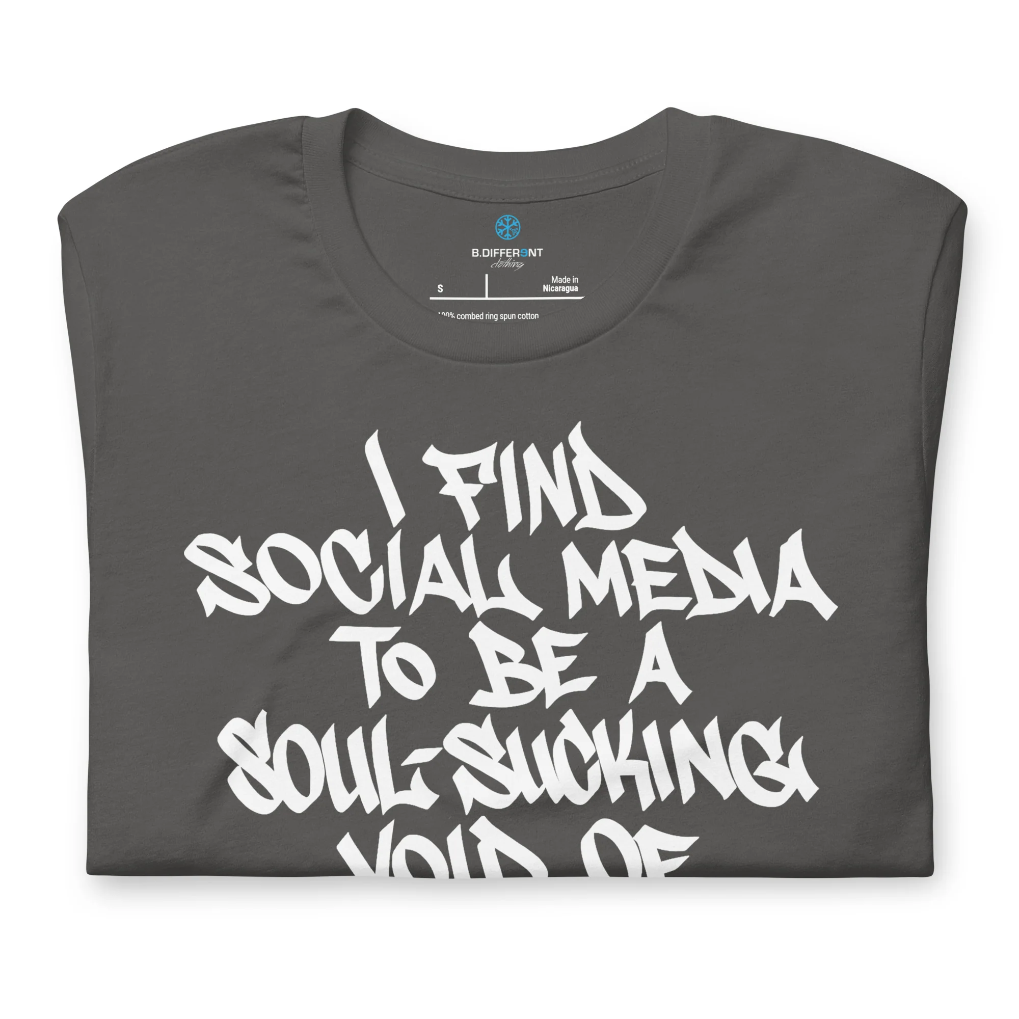 Social Media Graffiti Tag Tee - Image 45