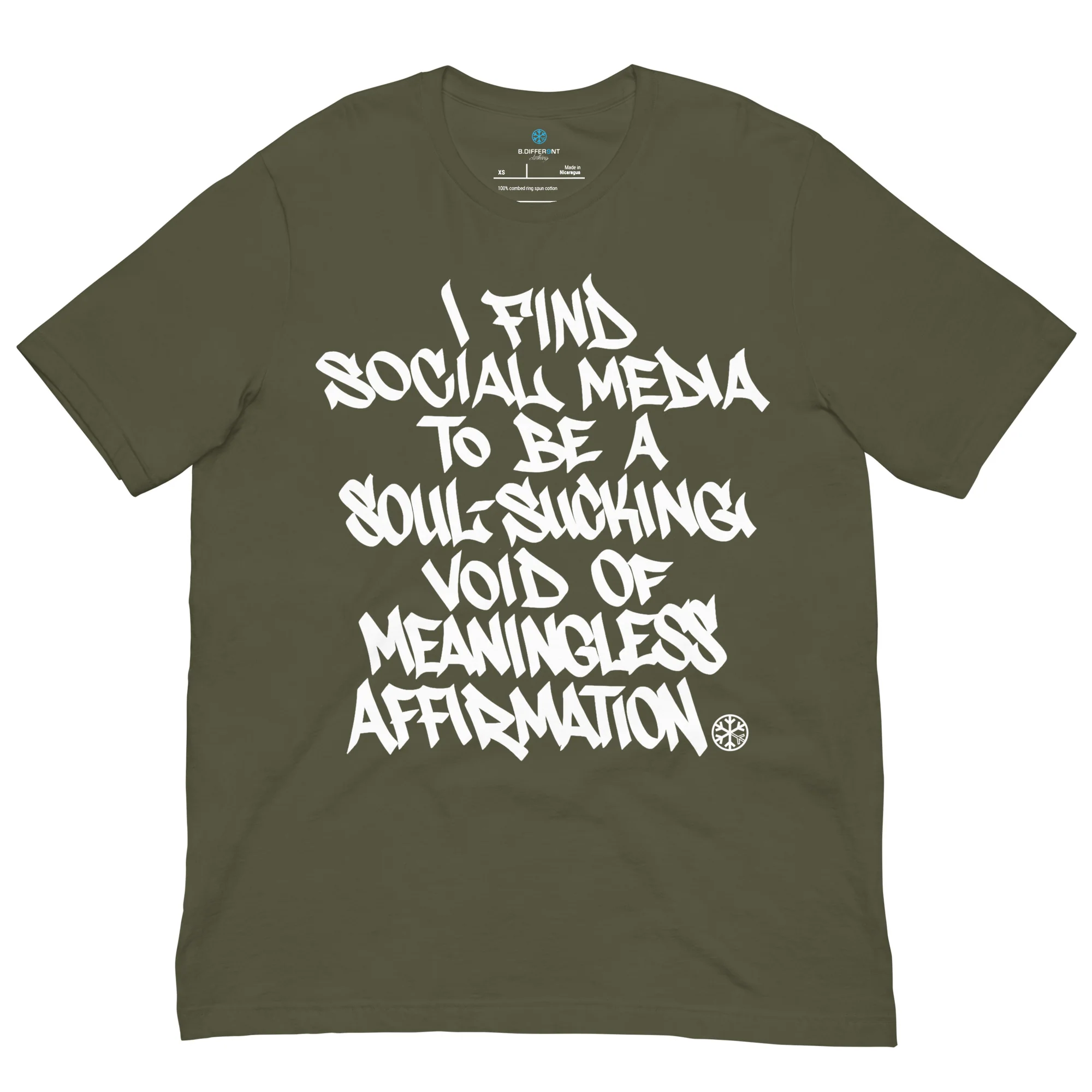 Social Media Graffiti Tag Tee - Image 55