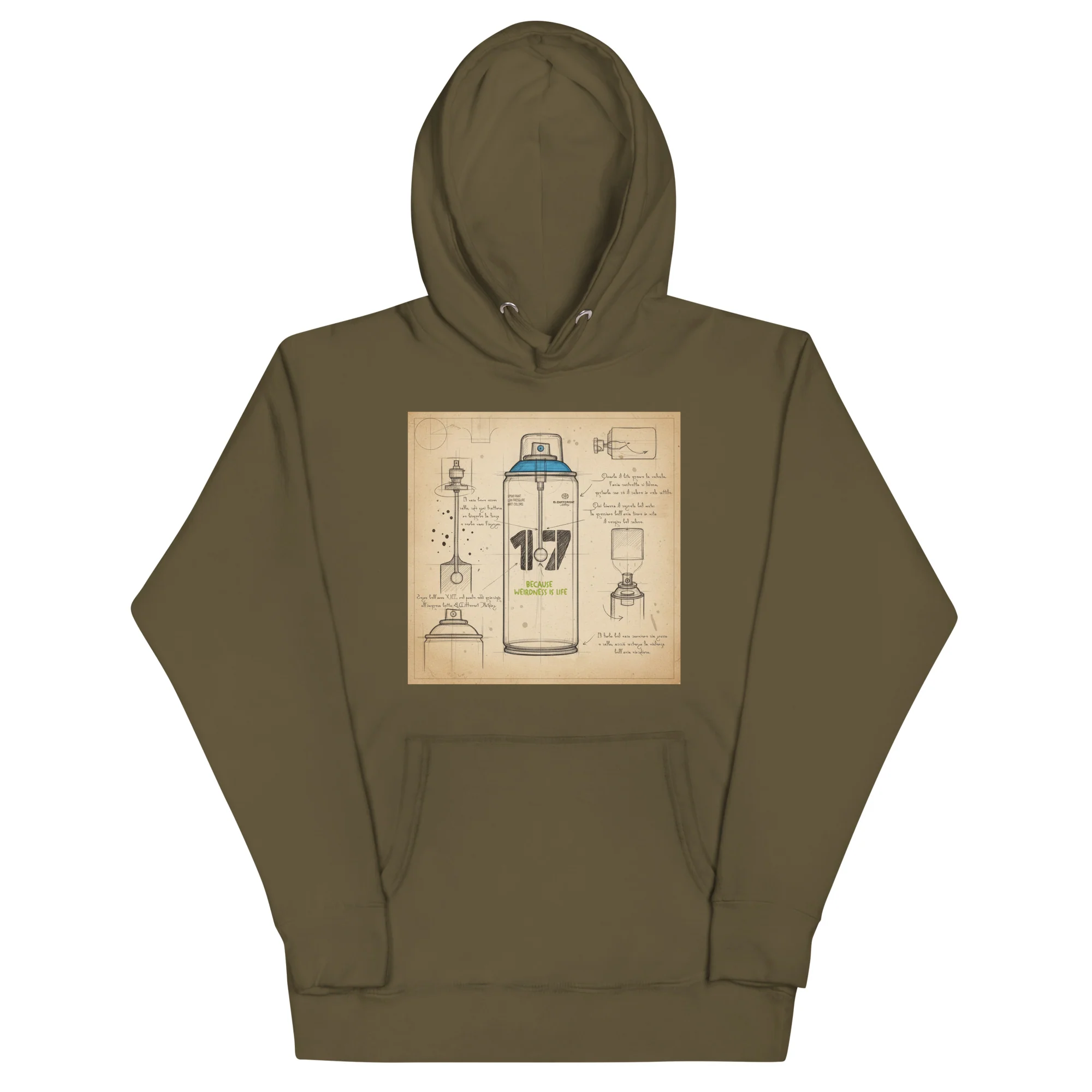 Spray Can Sketch Graffiti Hoodie - Image 19