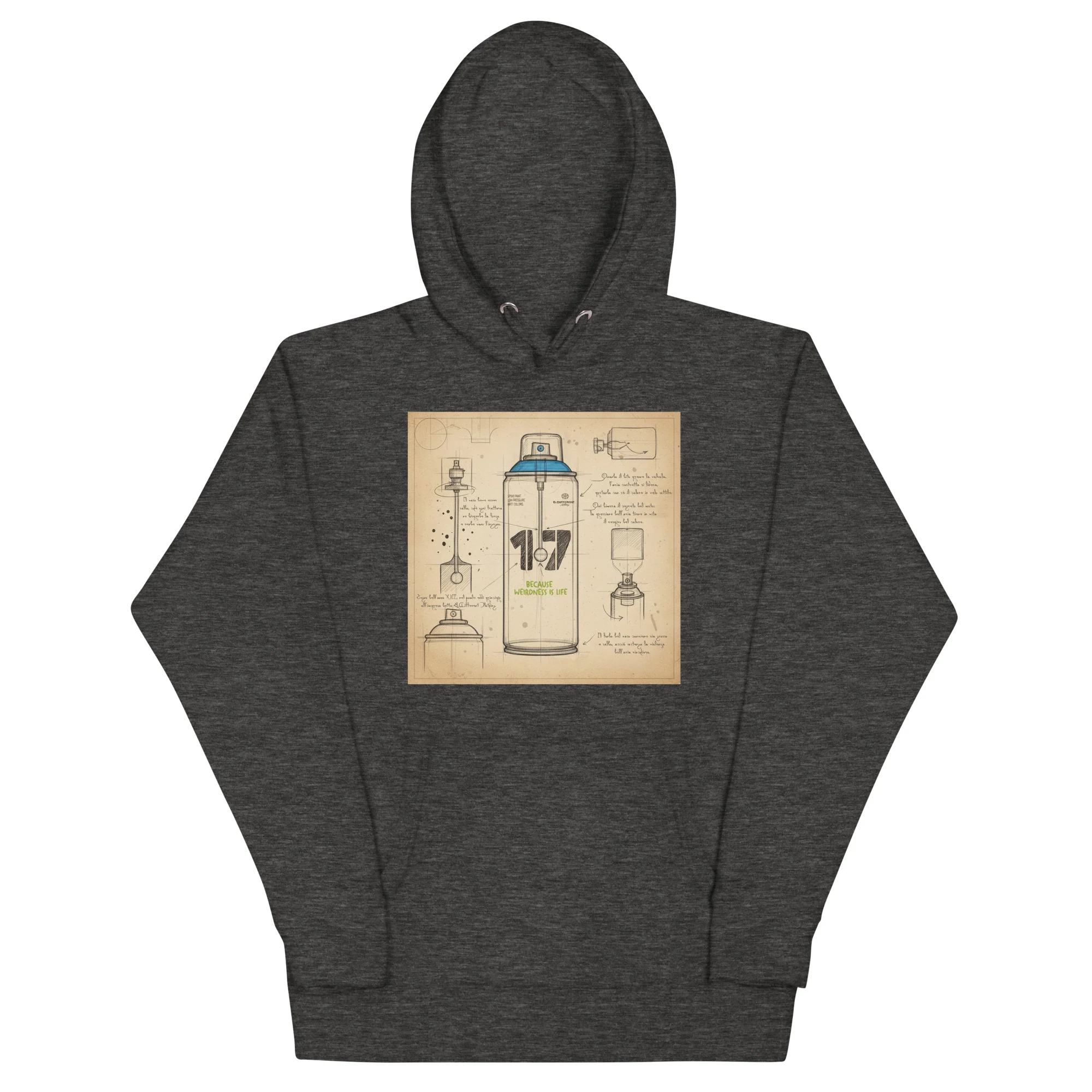 Spray Can Sketch Graffiti Hoodie - Image 25