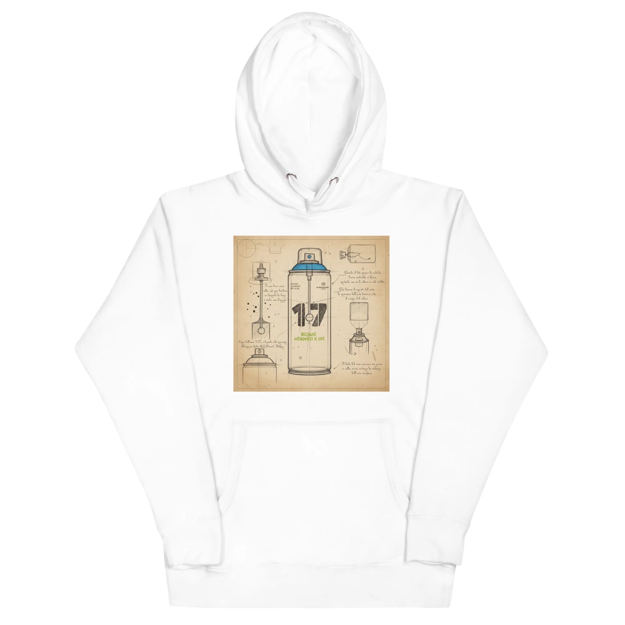 Spray Can Sketch Graffiti Hoodie - Image 31