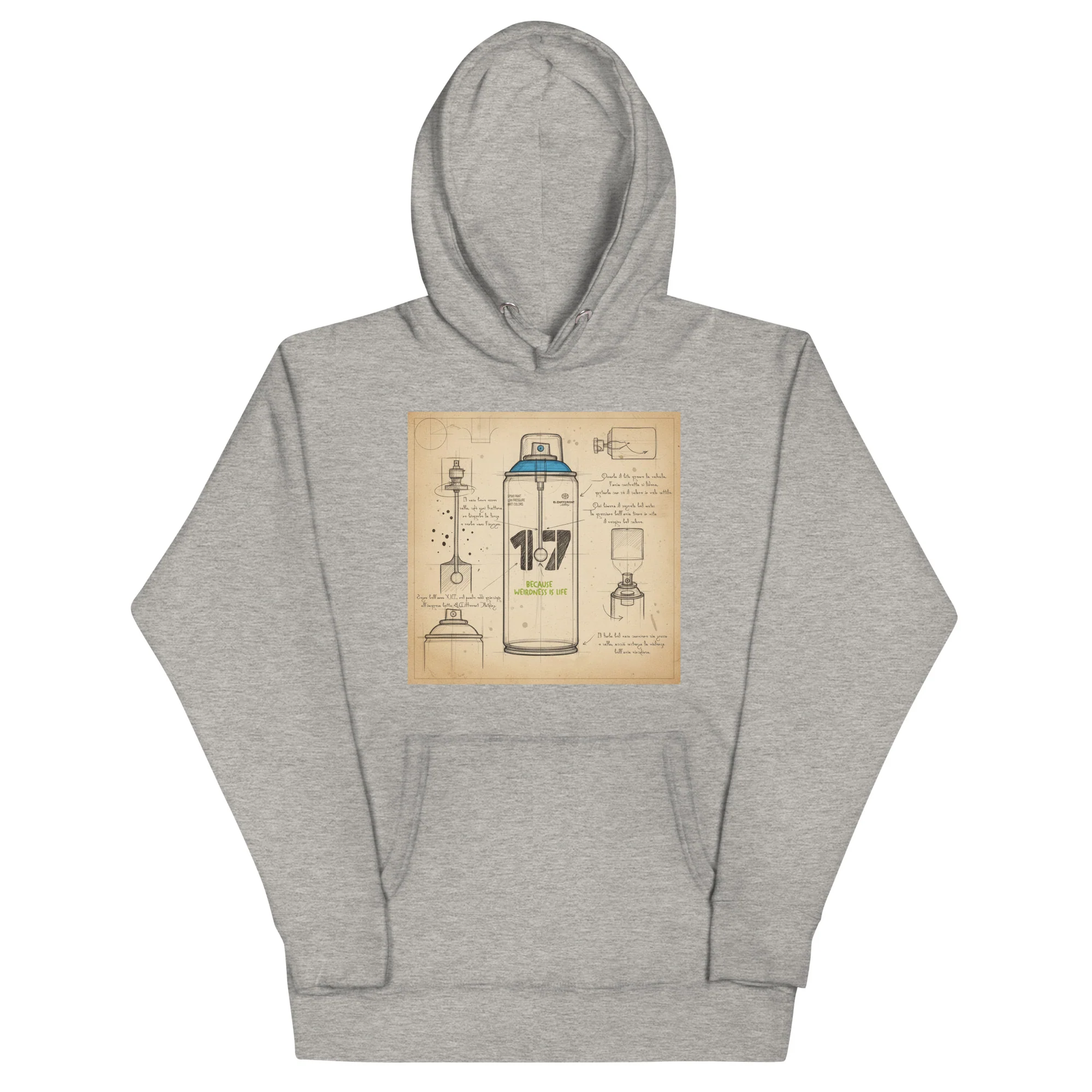 Spray Can Sketch Graffiti Hoodie - Image 37