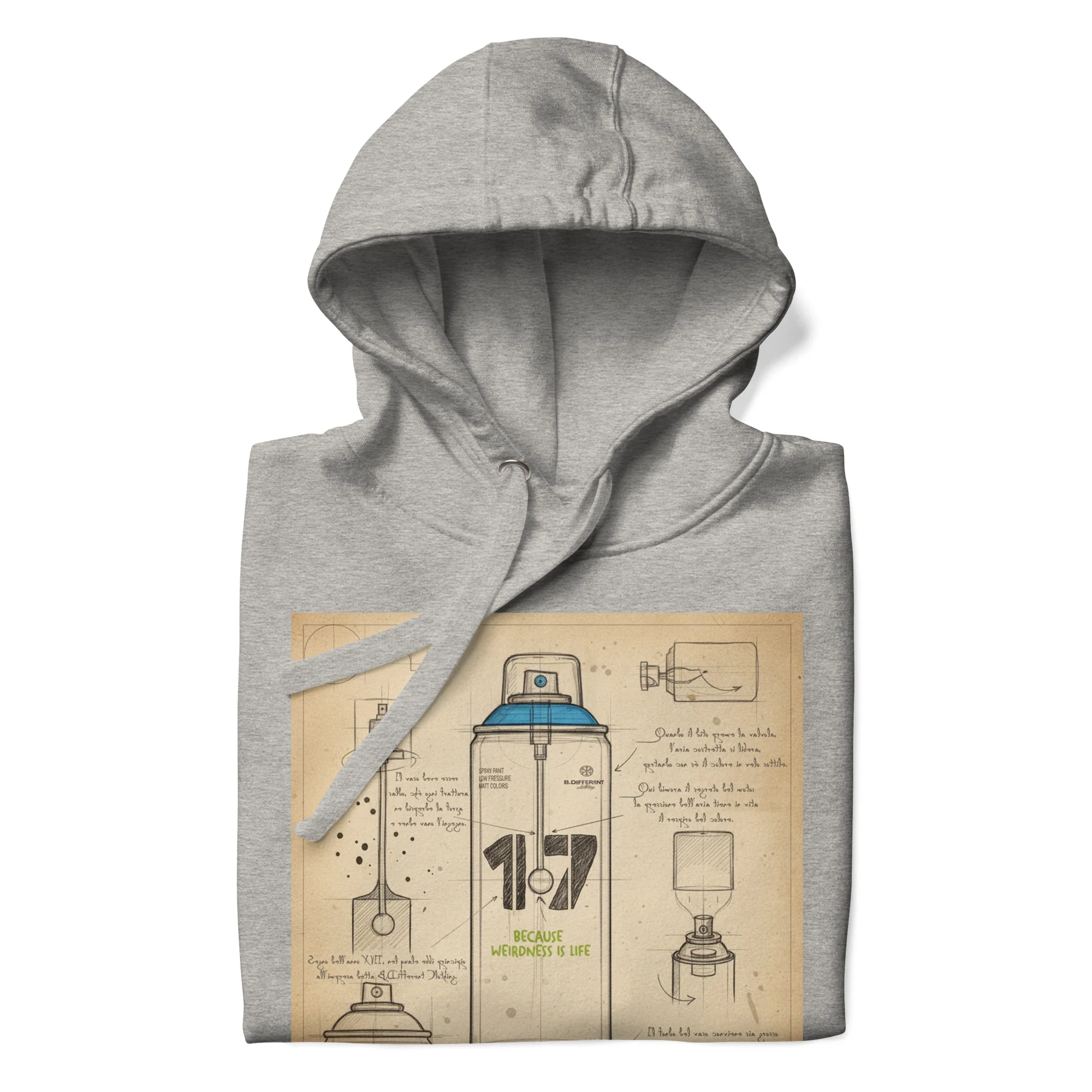 Spray Can Sketch Graffiti Hoodie - Image 39