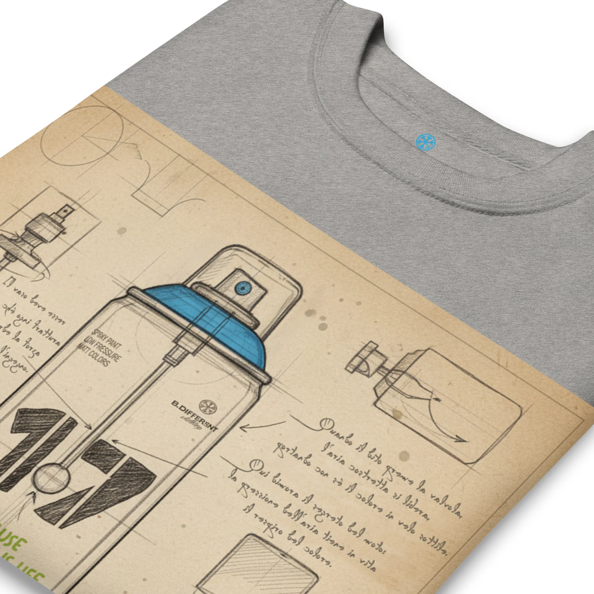 Spray Can Sketch Graffiti Sweatshirt - Image 12