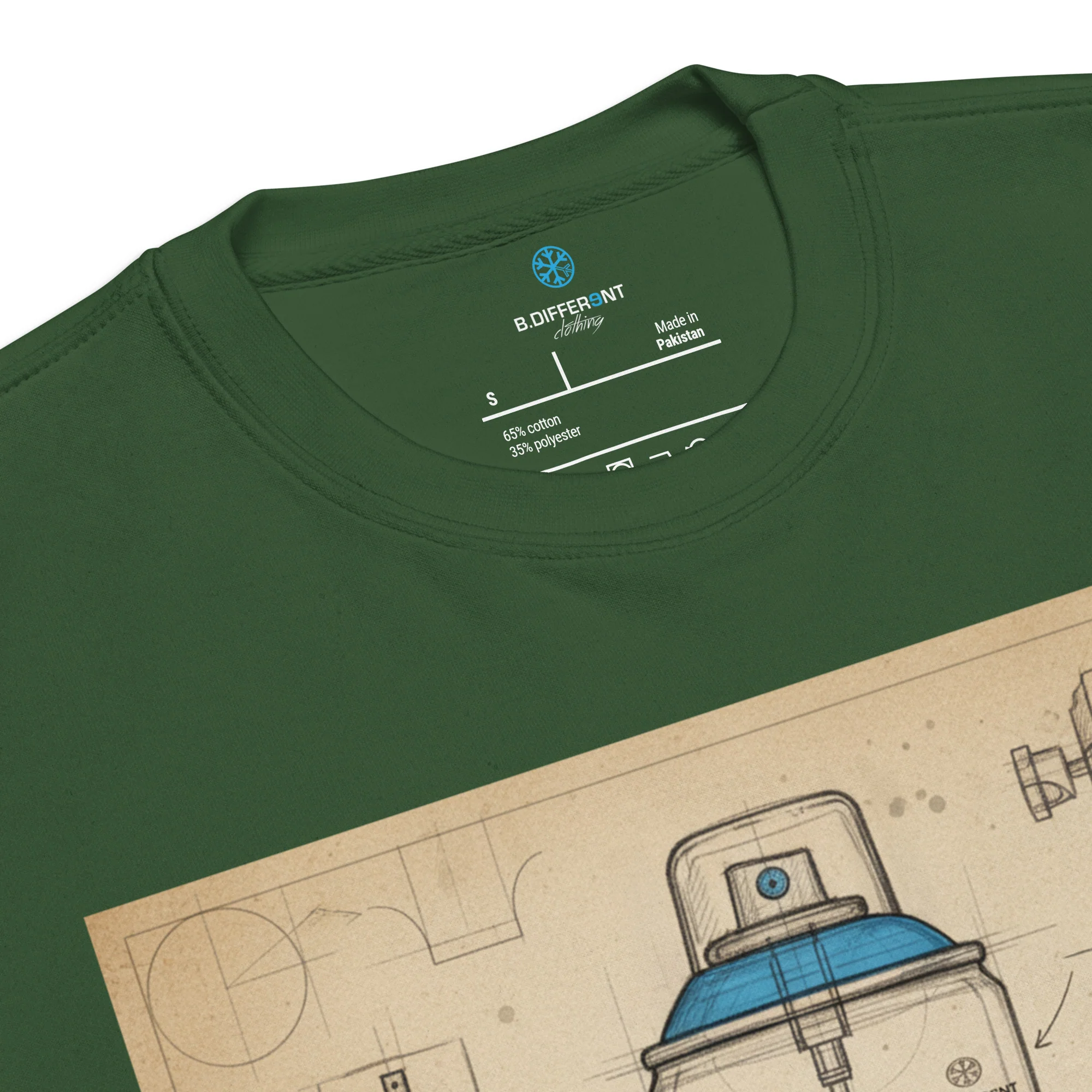 Spray Can Sketch Graffiti Sweatshirt - Image 29