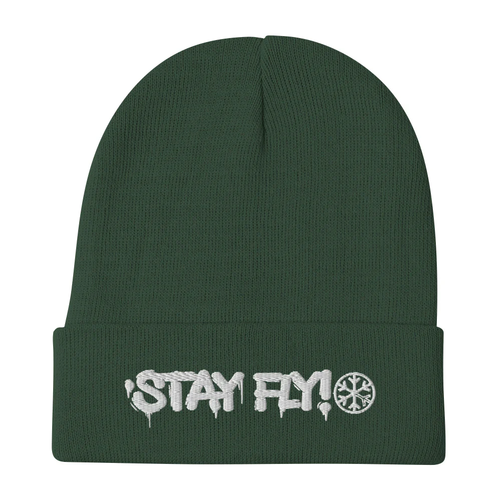 Stay Fly Graffiti Beanie Hat - Image 6