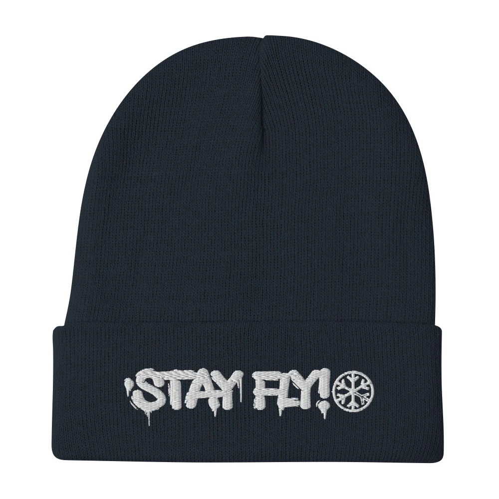 Stay Fly Graffiti Beanie Hat - Image 8